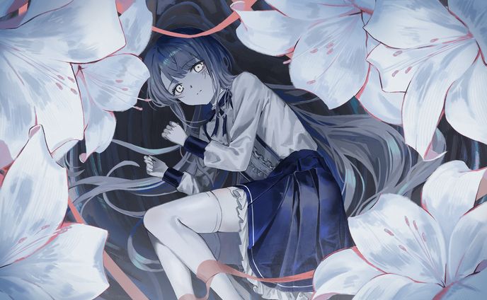 【個人様】化けの花 cover魚様 イラスト