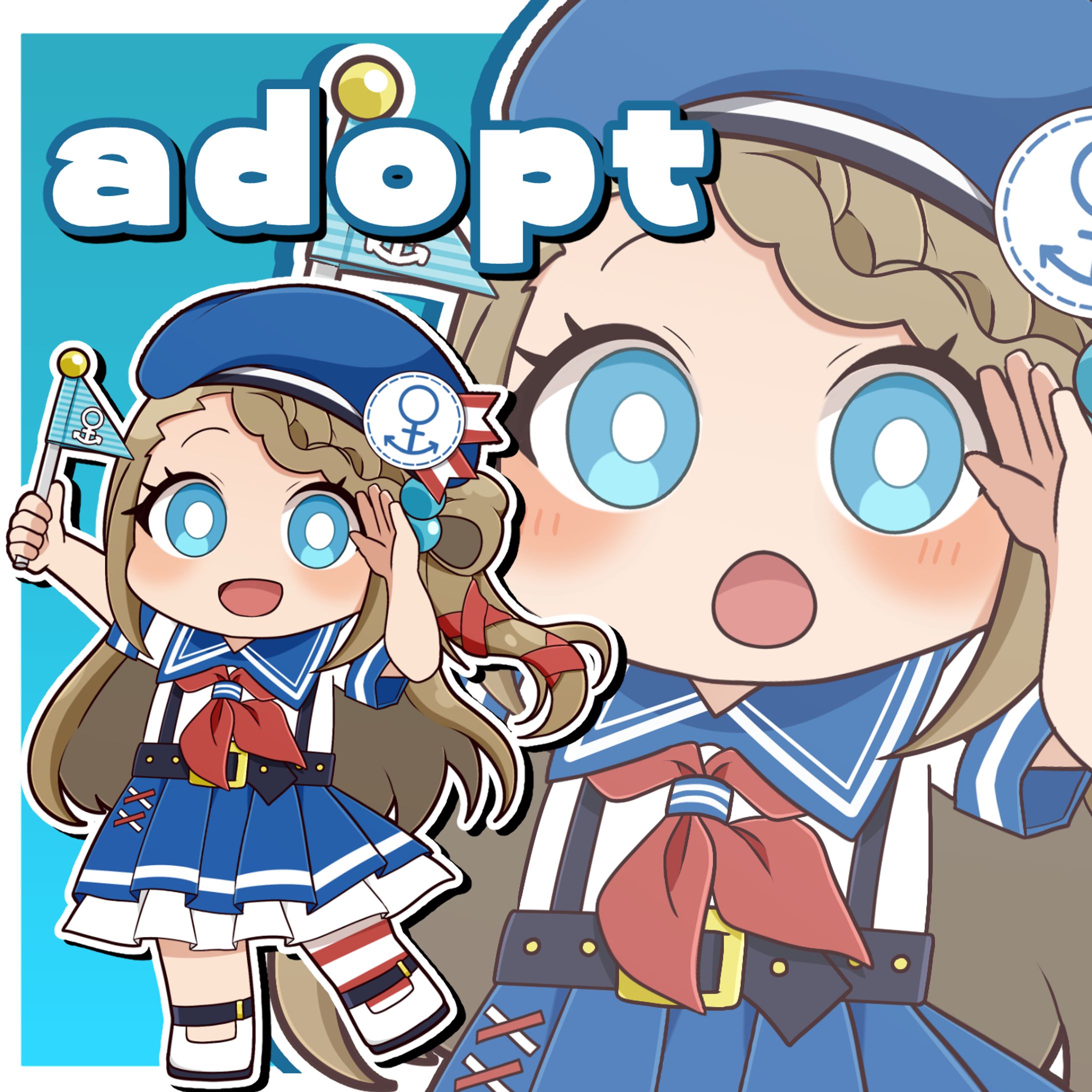  Avatar 【adopt：販売中】マリンルックな女の子（SD）-1