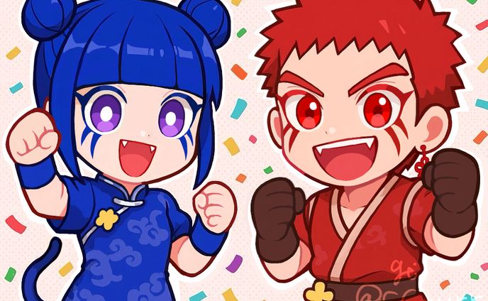 サンブレイク3周年 自分の絵学習させてAIに描かせたけど結局結構修正したし自分で描いた方が可愛いかも