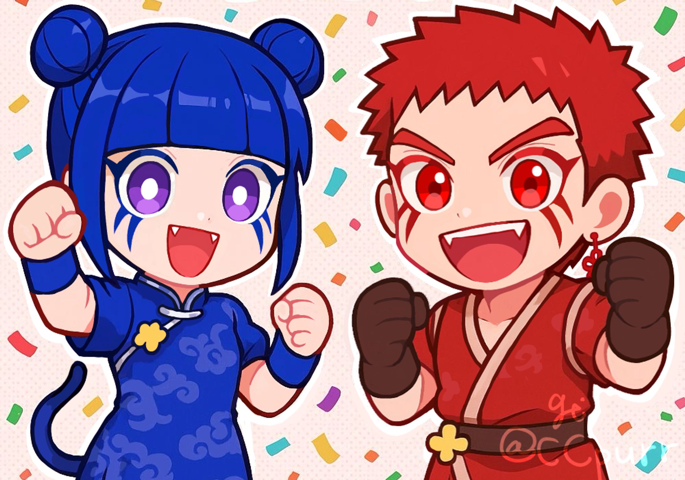 サンブレイク3周年 自分の絵学習させてAIに描かせたけど結局結構修正したし自分で描いた方が可愛いかも-1