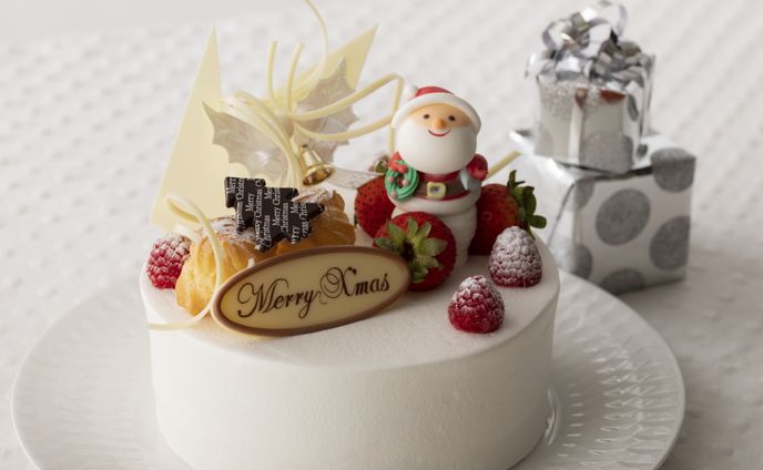 イラスト、クリスマスケーキ