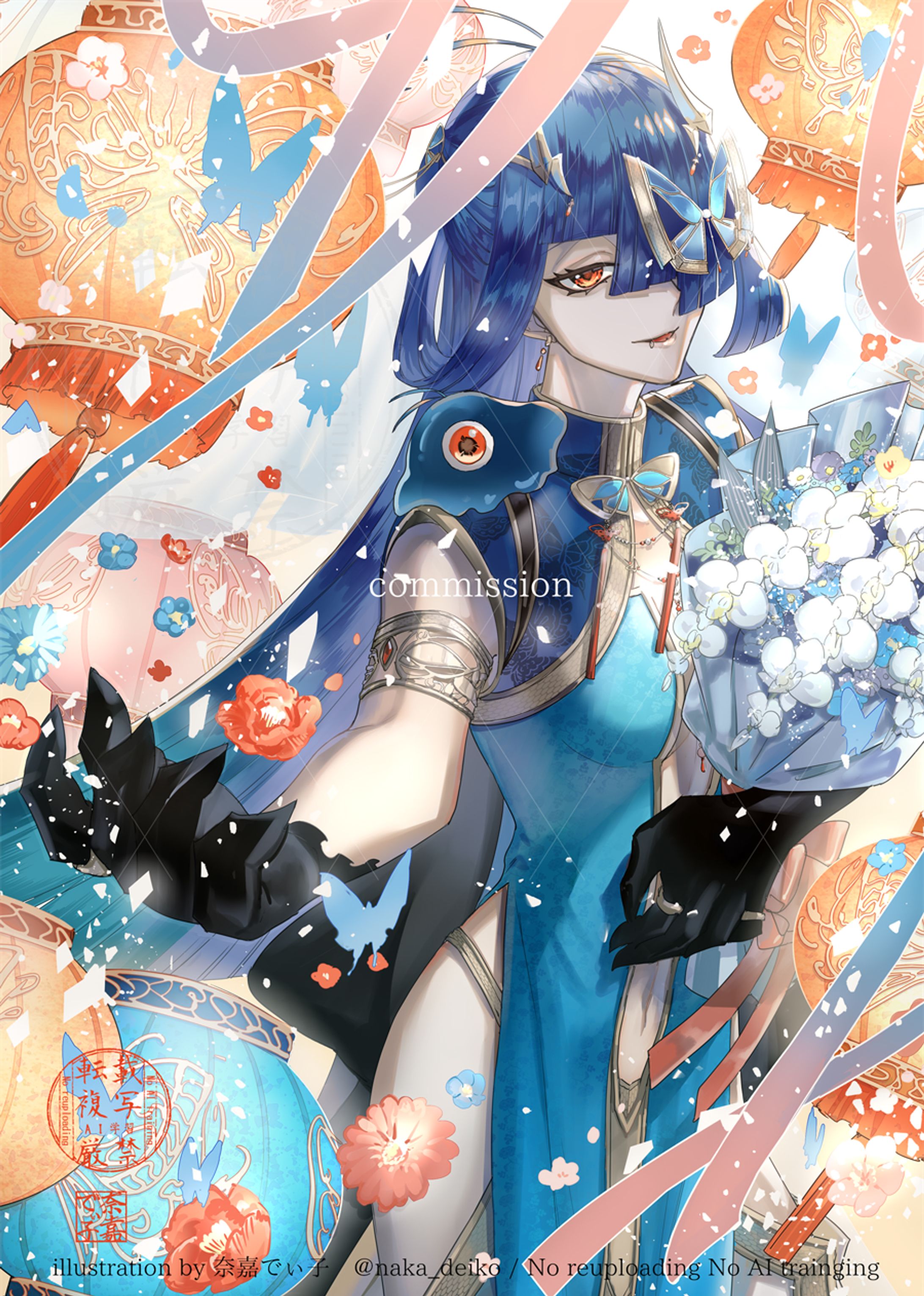 【works】ご活動3周年記念用一枚絵　者談様-1