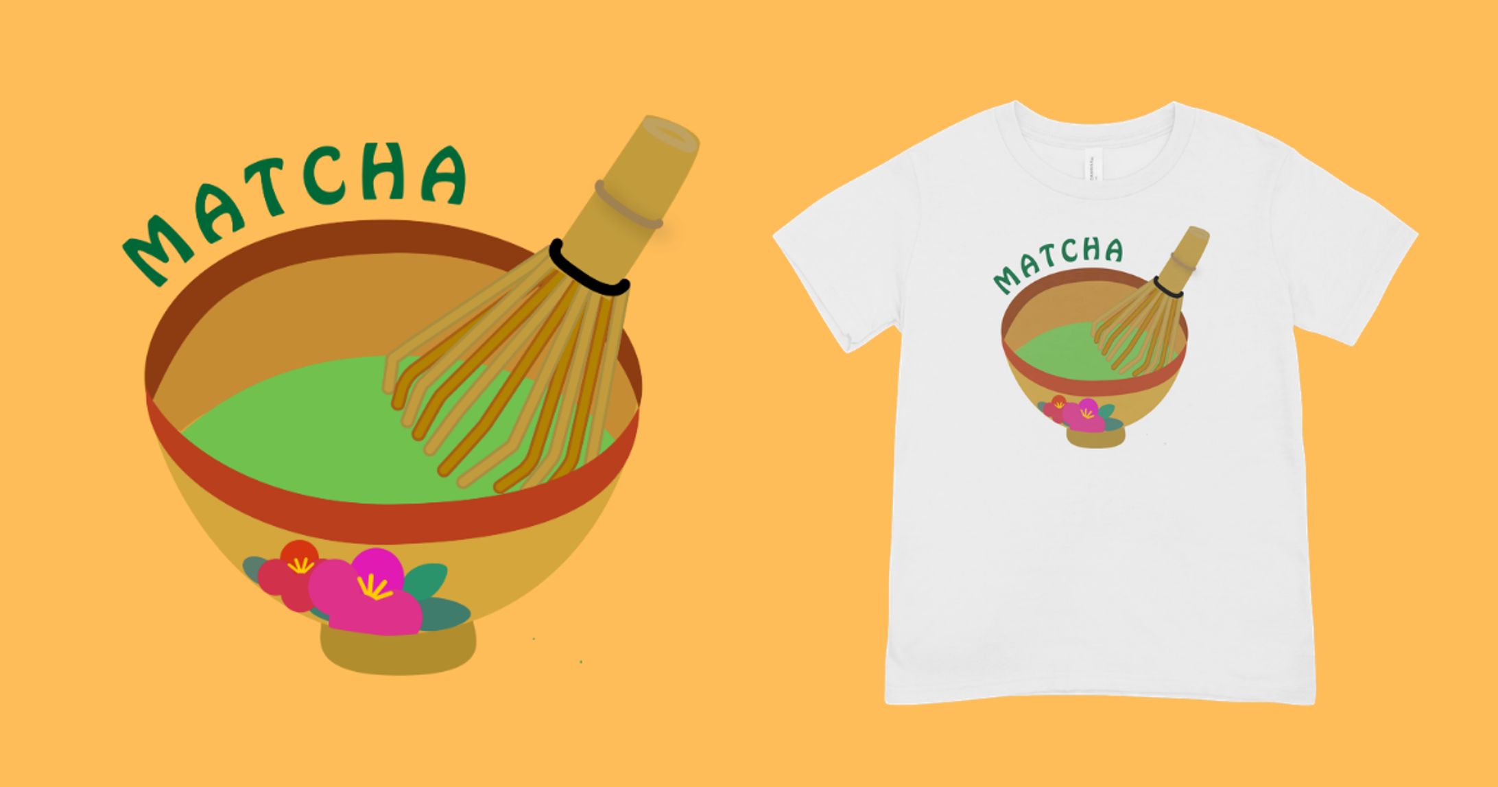 【イラスト】抹茶-1