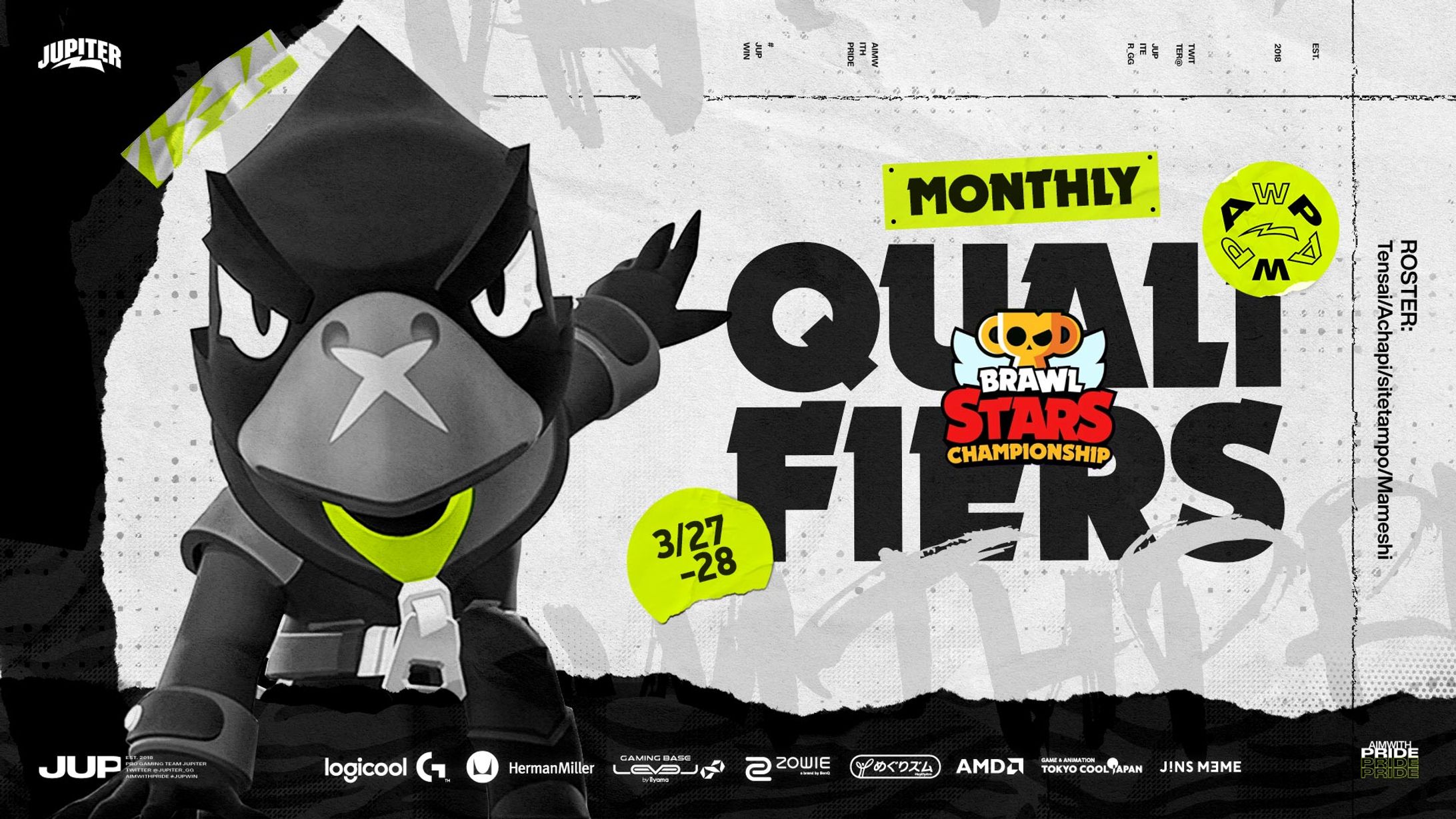 Gaming Organization JUPITER 広告グラフィック-1