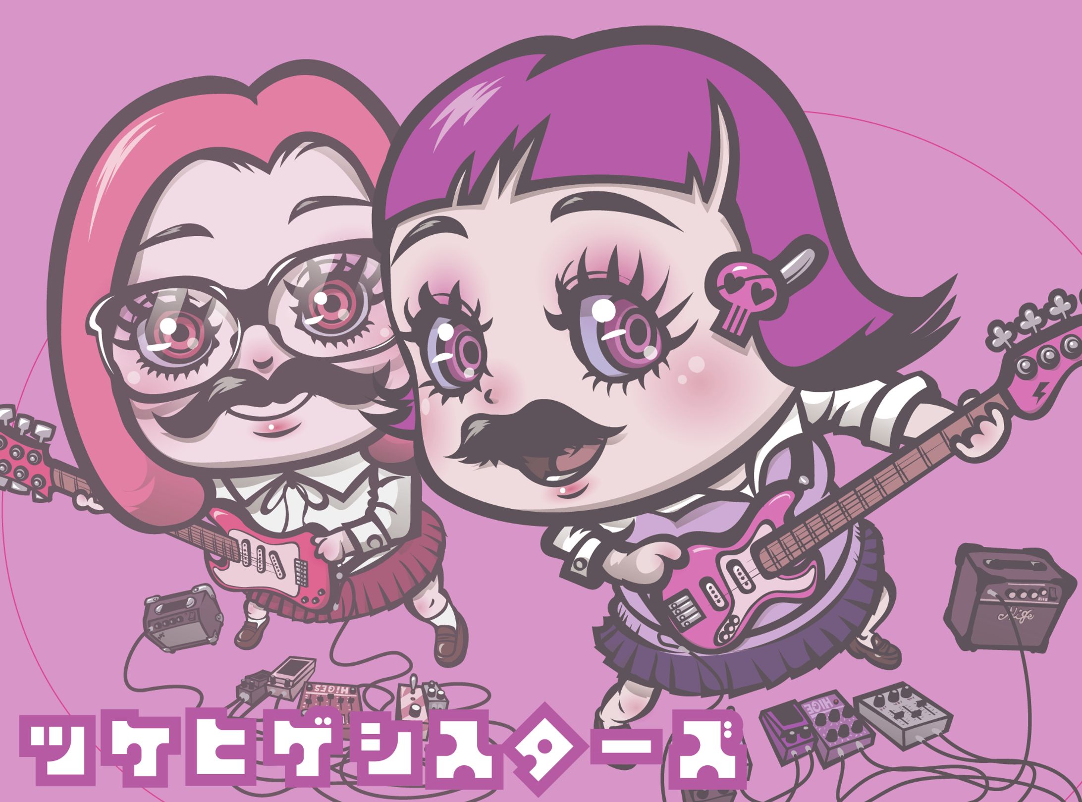 ツケヒゲシスターズ-1