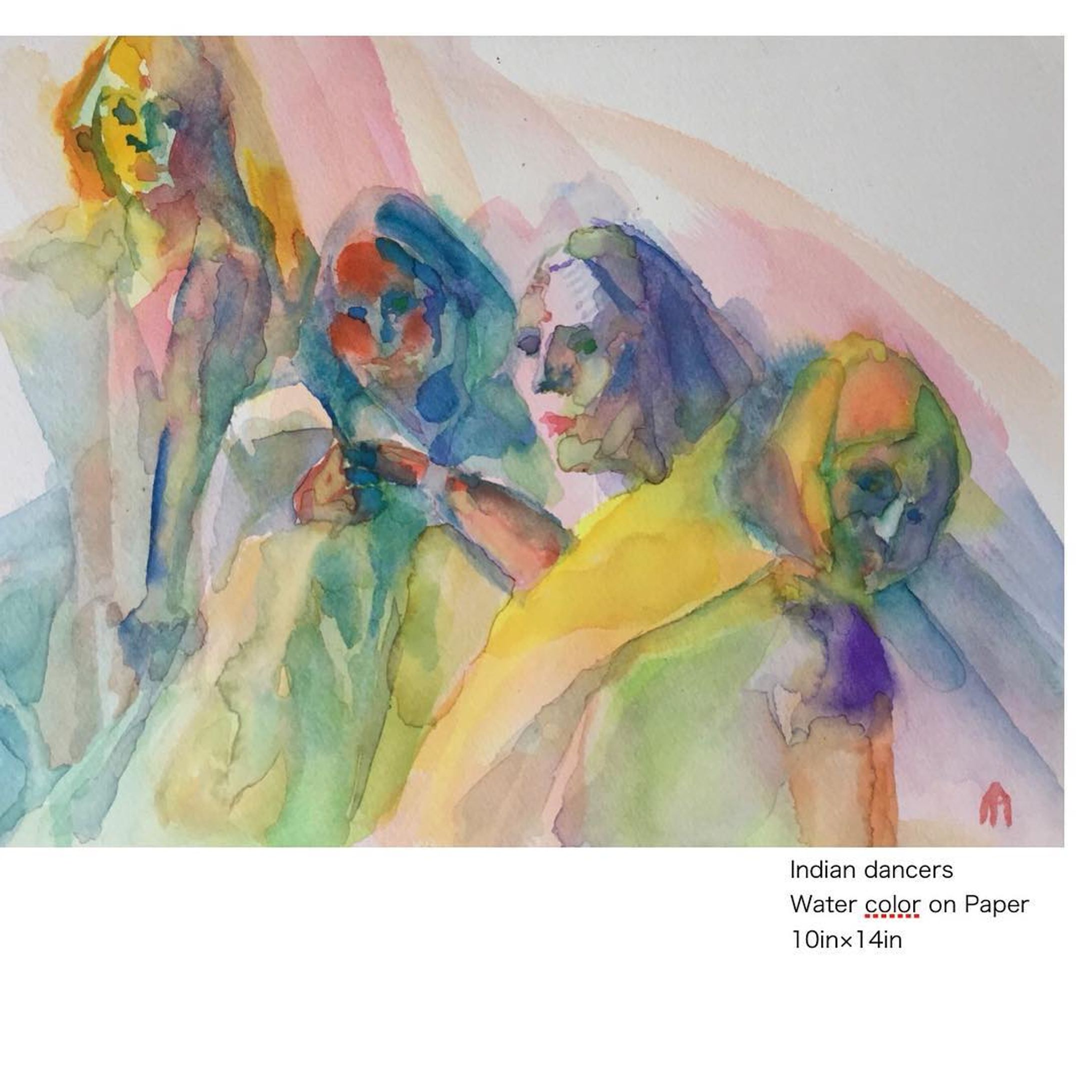 #watercolor #watercolorpainting #beauty #colorful #gallery #art#artist #asianbeauty #dancer #dancers #India #tree #labdscape #color#miran #visualart #contemporarypainting#contemporaryartists-1