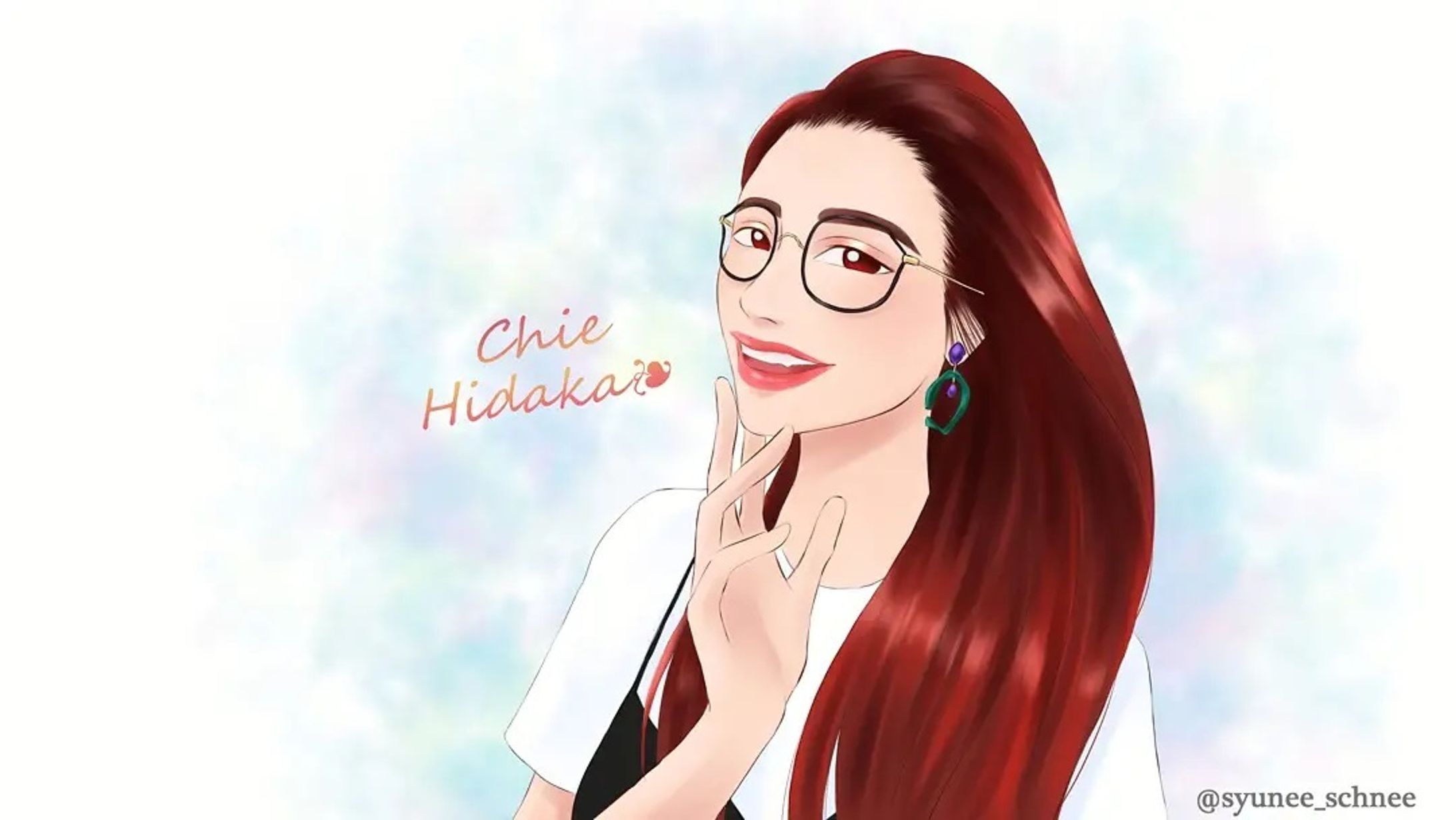 チエさん( @chiehidakamua )の似顔絵を描きました😊
※私がただただチエさんのファンで描いたものです。投稿はご本人の了承を得ています。

#似顔絵 #似顔絵イラスト #likeness #portrait #fantasyart #art #illustrations #makeup #makeupartist #chiehidaka-1