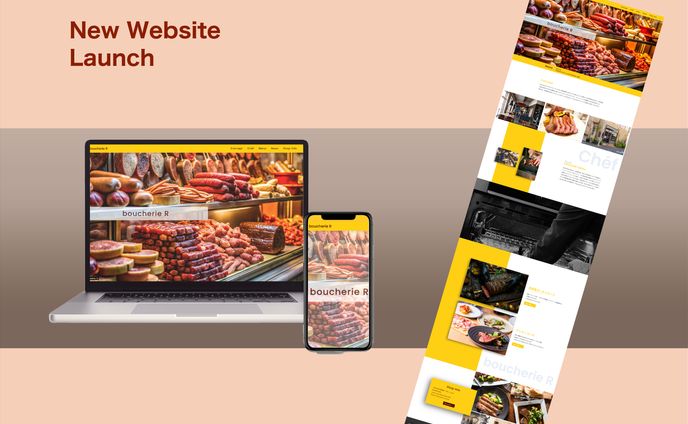肉料理専門店HP（仮）