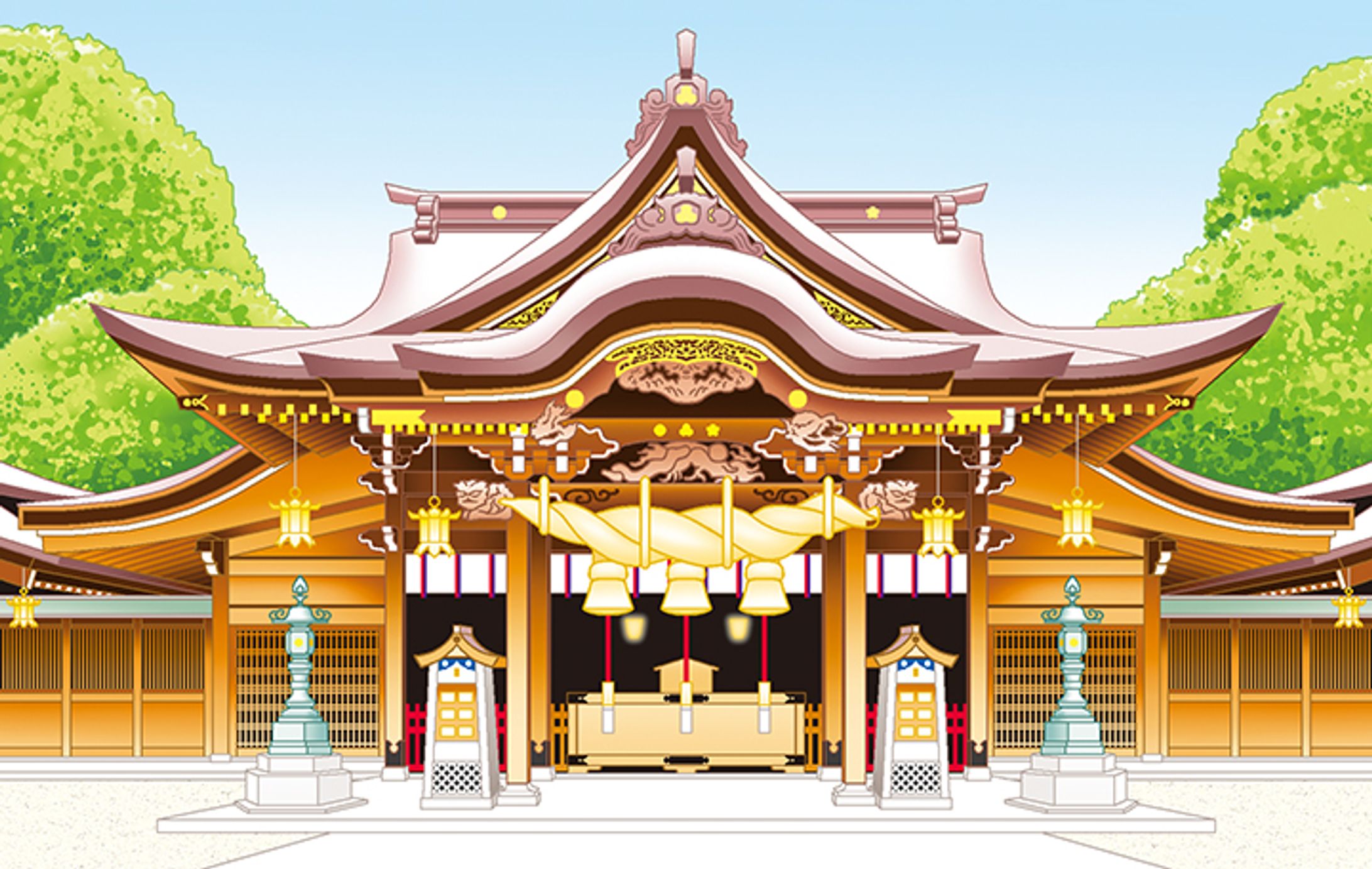 福岡県／櫛田神社-1