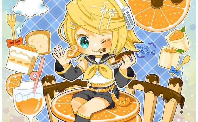 リンとオレンジスイーツ(ボカロ)