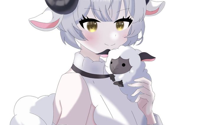 羊さんと少女