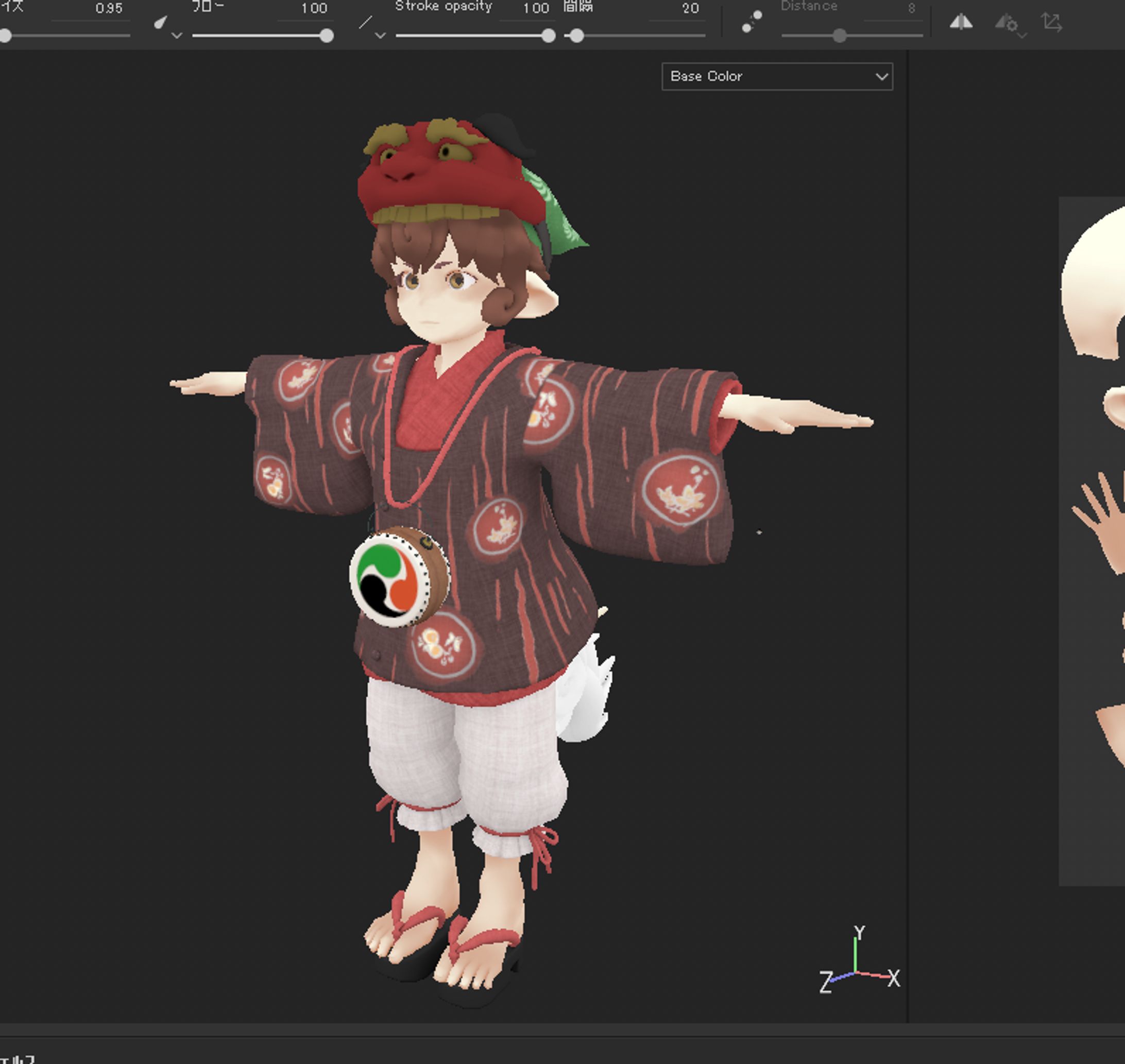 制作中3DCG（キャラクター）-1