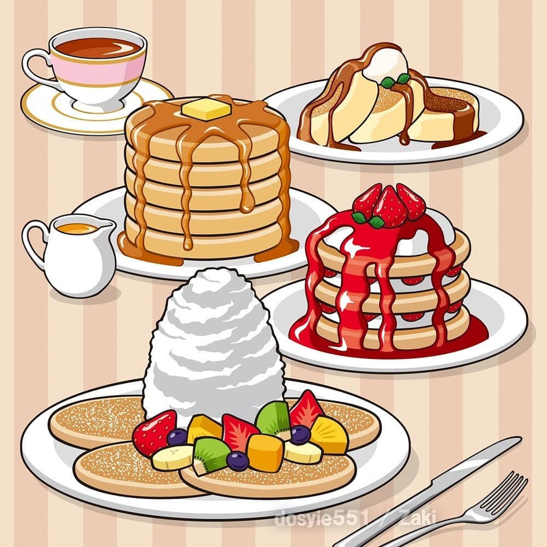 展示会の作品より
【Pancake Time】.
.
なんかパンケーキが描きたかっただけですw
こだわりはいちごソース・蜂蜜・メープルシロップの質感！
ソース類の透け感を透明ツールとかは使わずに塗りの色だけで表現してます。
色使いのいい練習になりましたよ🎶
切り絵＋シャドーボックスで立体感のある仕上がり！. 
.
#パンケーキ #pancake #ホットケーキ #洋菓子 #お菓子 #スイーツ #スィーツ #スイーツイラスト #スィーツイラスト #sweets #イラスト #illustration #絵 #お絵描き #picture #デザイン #design #アート #art #切り絵 #シャドーボックス #シャドウボックス #展示会 #グループ展
#カッター握りすぎて人差し指の関節ブッ壊れました-1