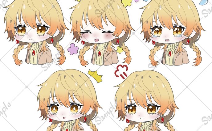 【ご依頼】表情差分イラスト