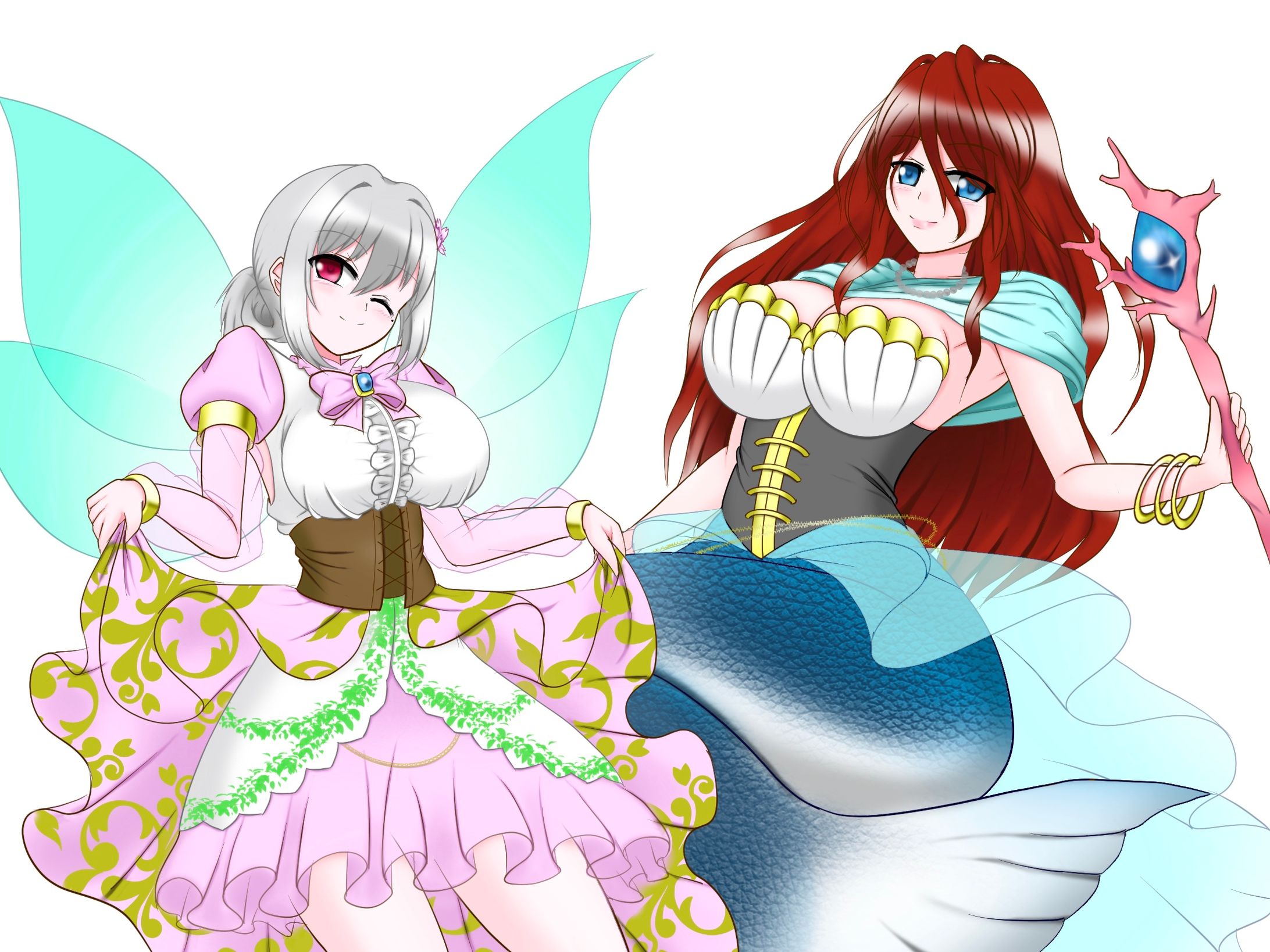 妖精王女と人魚の女王-1