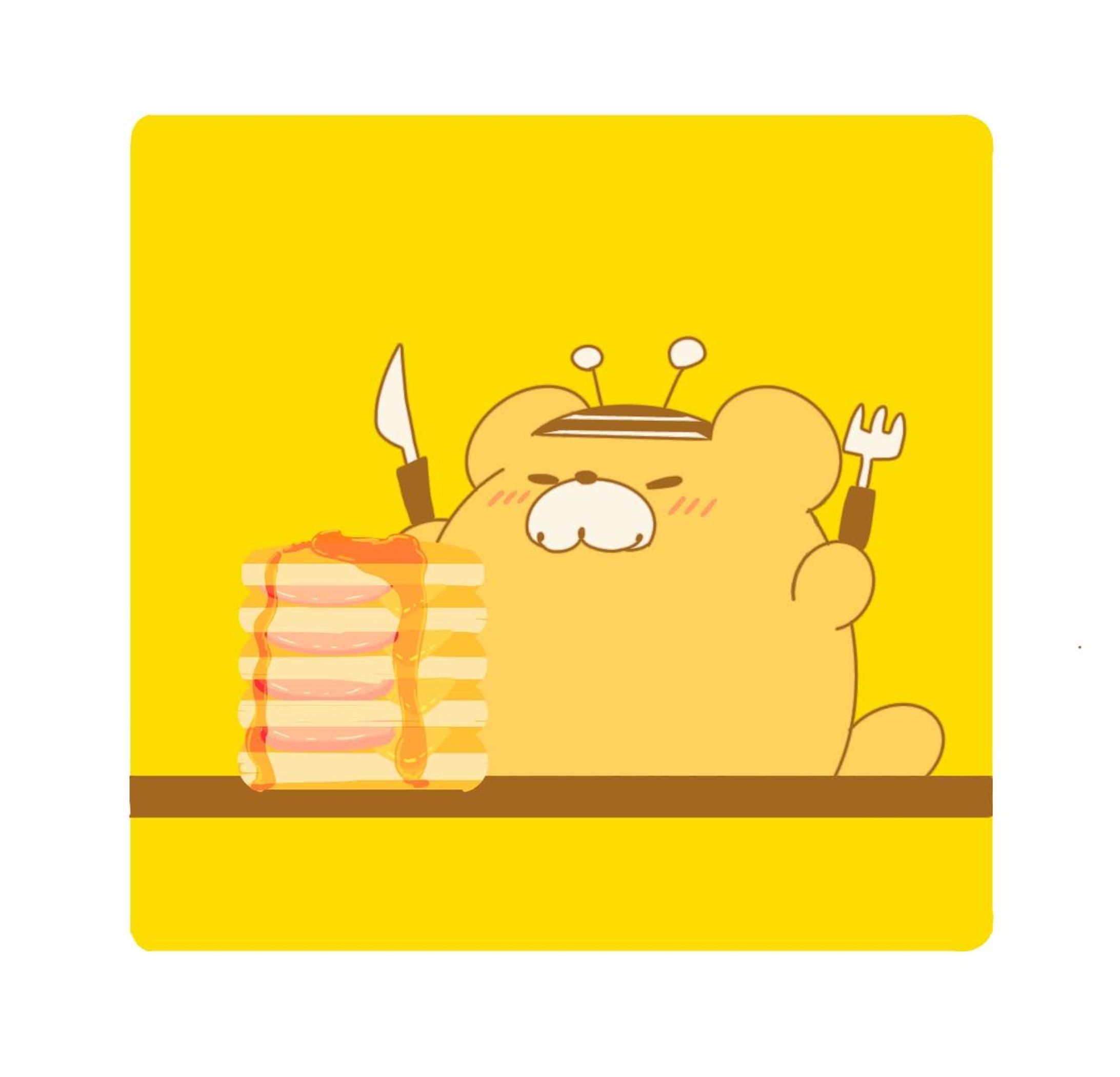 蜂蜜ほっとけーきクマー-1