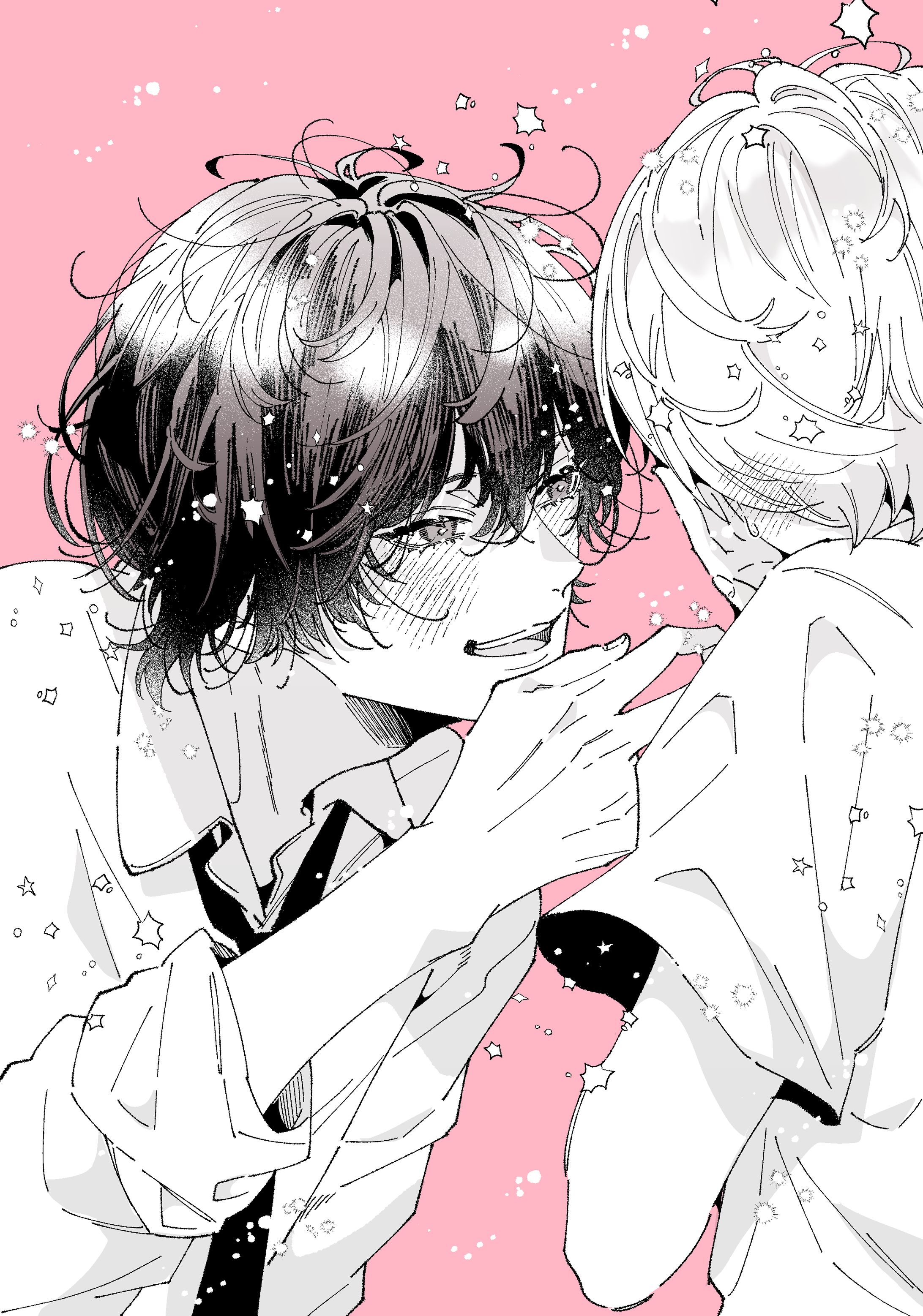 高校生カップルイラスト-1
