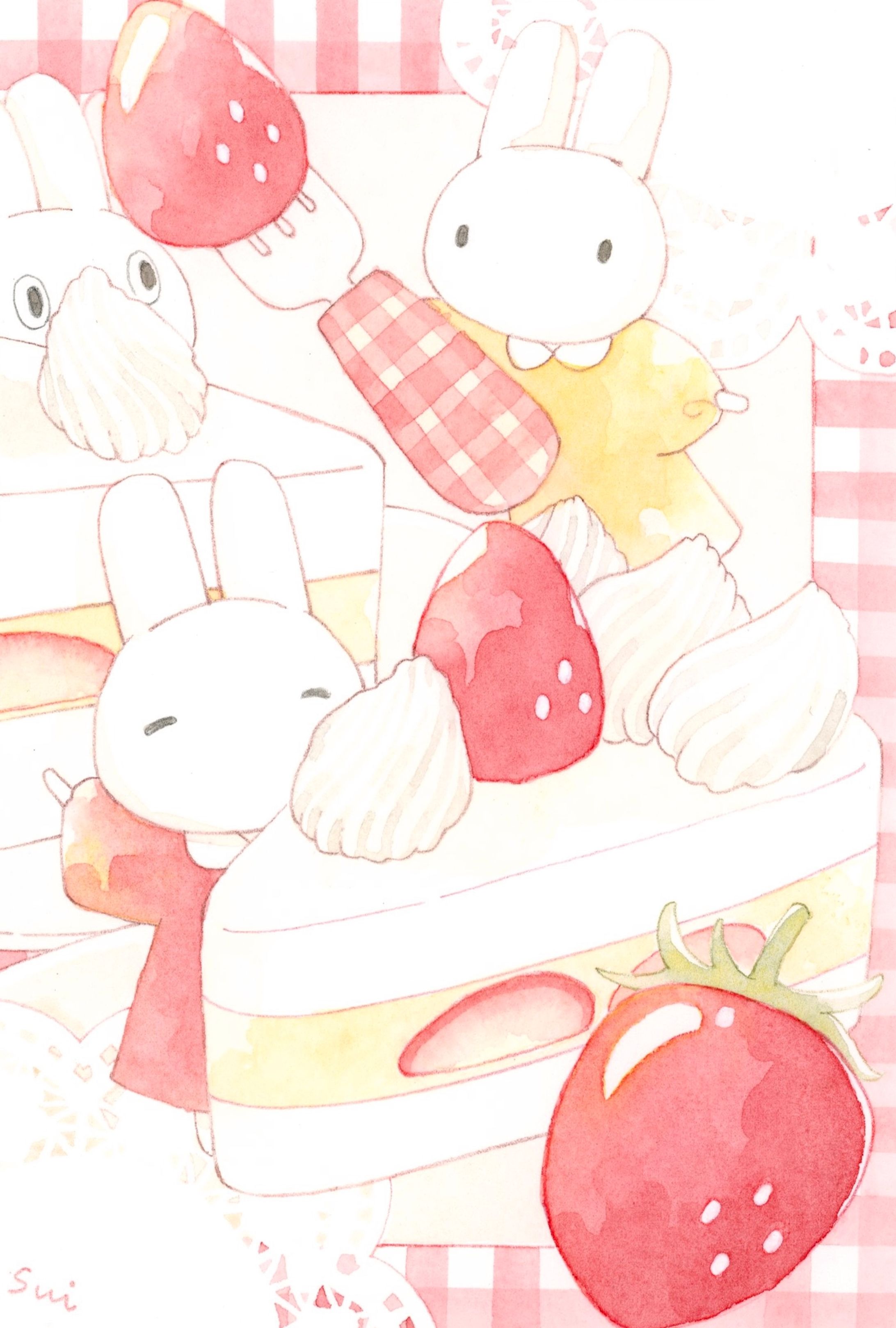 うさぎとショートケーキ-1