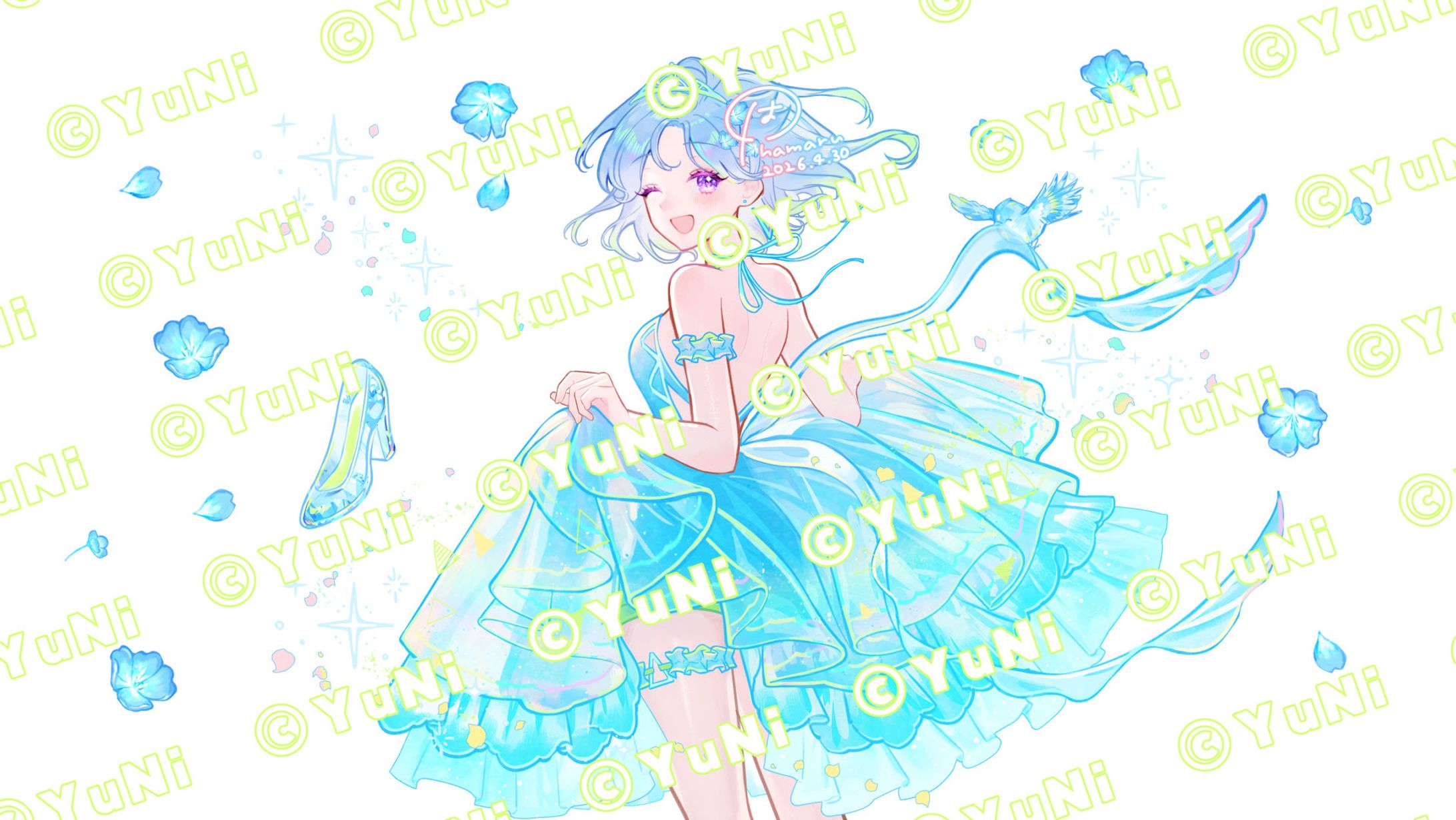 YuNi様ファンクラブ用イラスト-1
