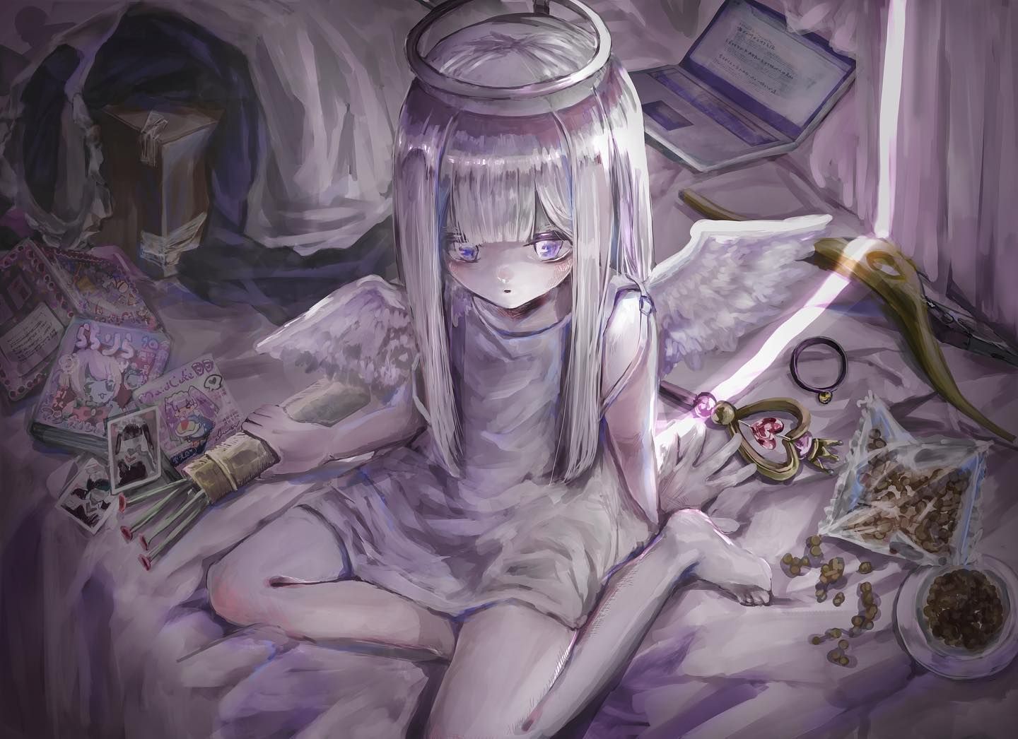 何にもなれない女のコ #創作 #イラスト #デジタルアート #originalart