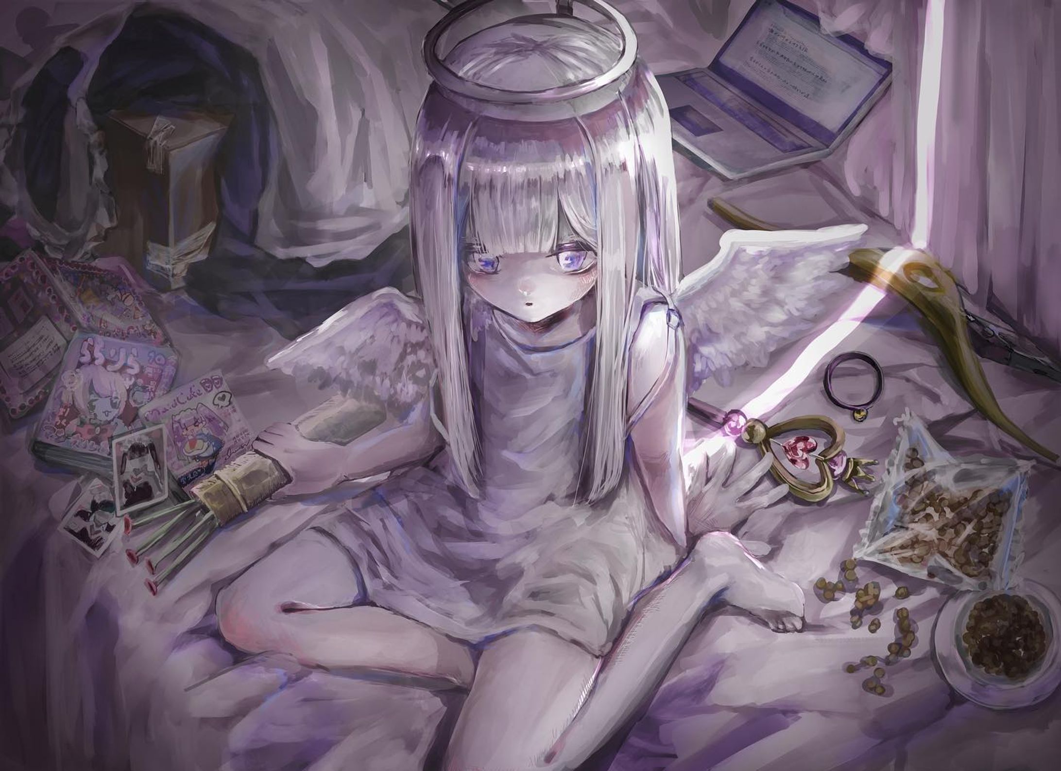 何にもなれない女のコ
#創作  #イラスト  #デジタルアート #originalart  #illustration  #digitalillustration  #digitalart  #girl  #魔法少女  #天使 #女の子イラスト-1