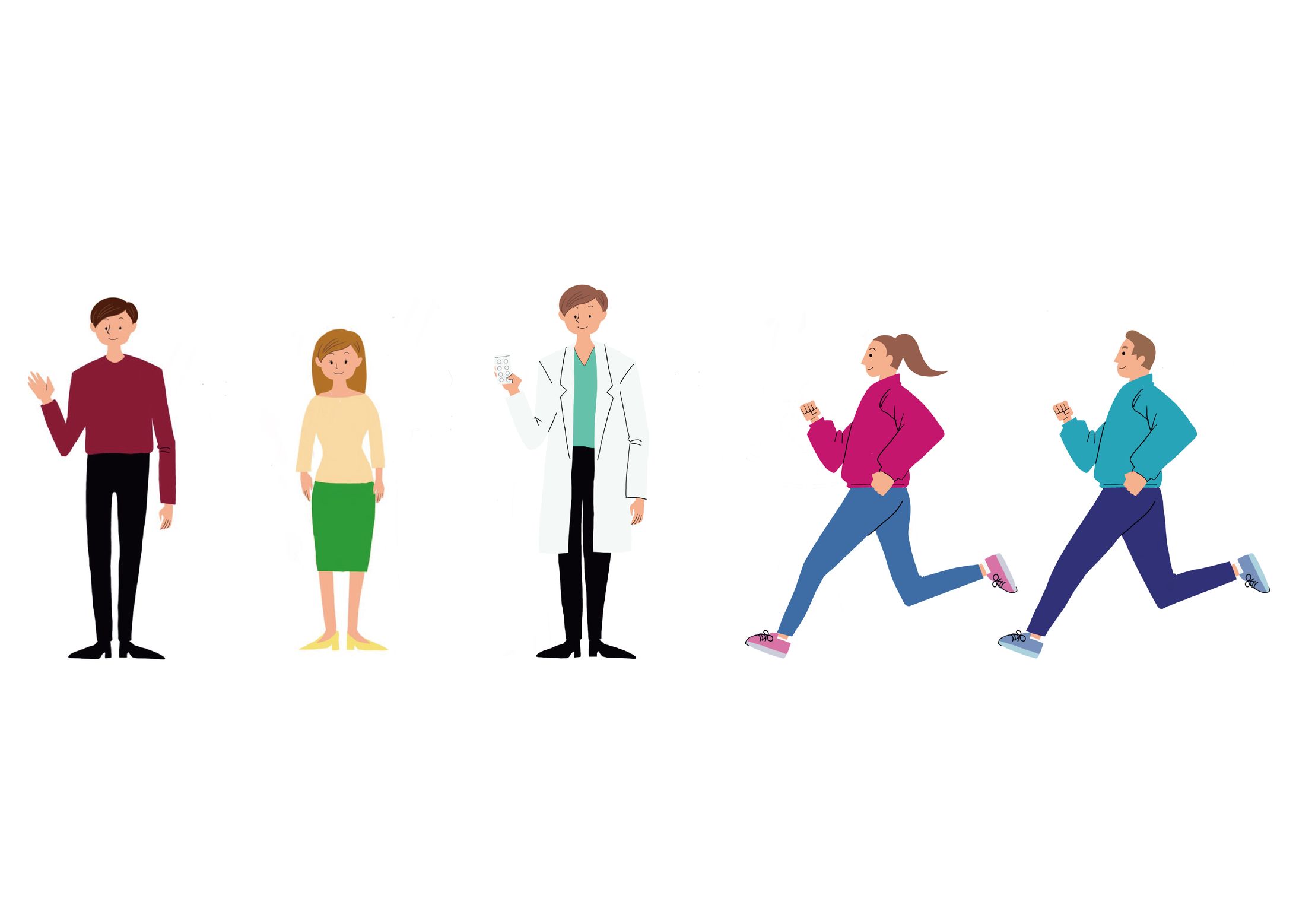 イラスト例（人物）-1