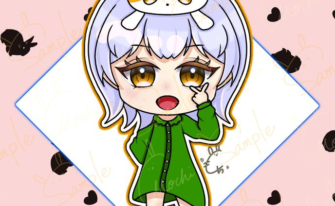 もち🤍🐰もちうさぬいぐるみ/SD(ミニキャラ)