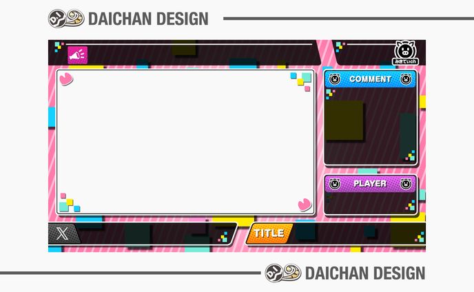 配信画面制作（みきてぃchさん用）