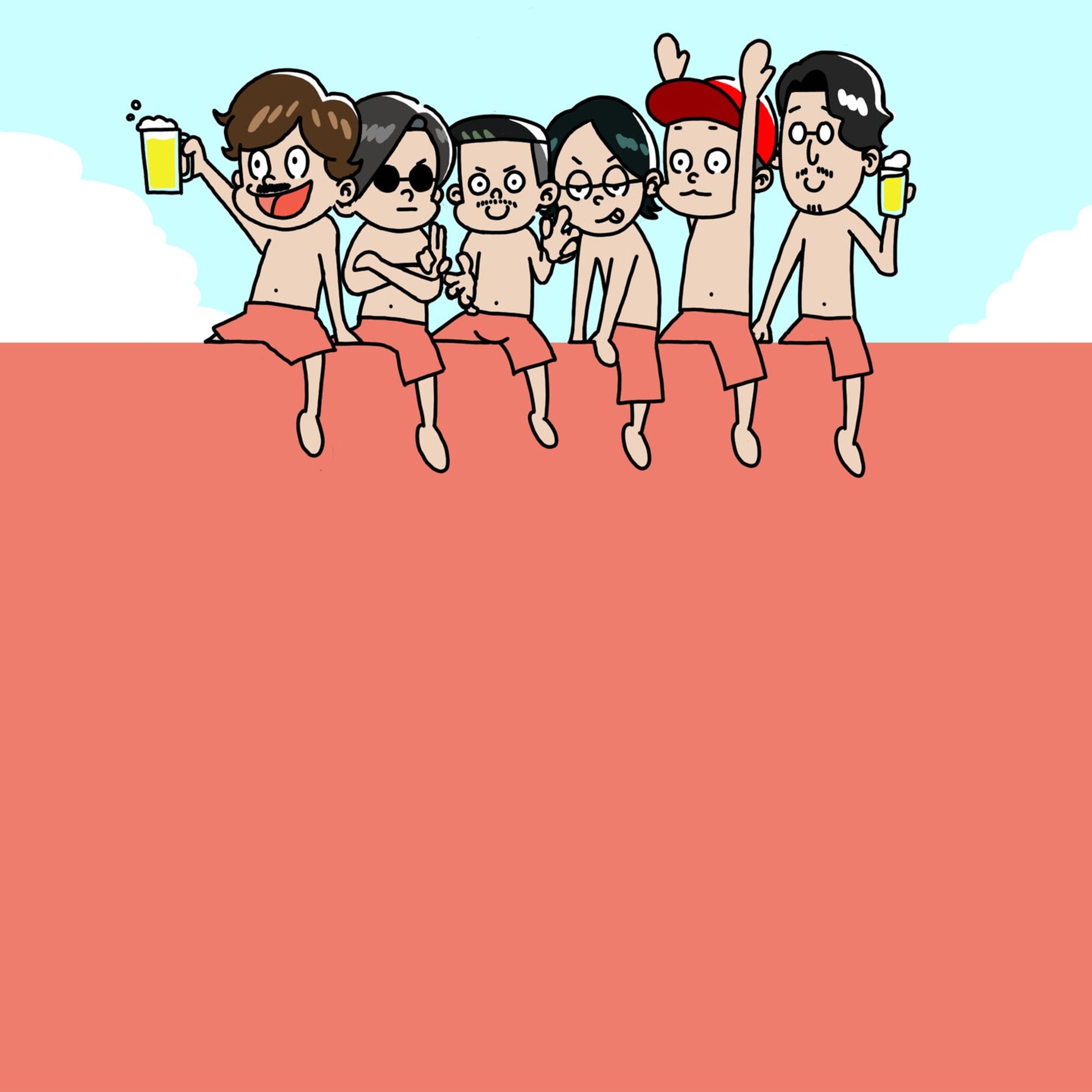 5MC1DJラップバンド”ザ・おめでたズ”ファンアート企画応募作品-1