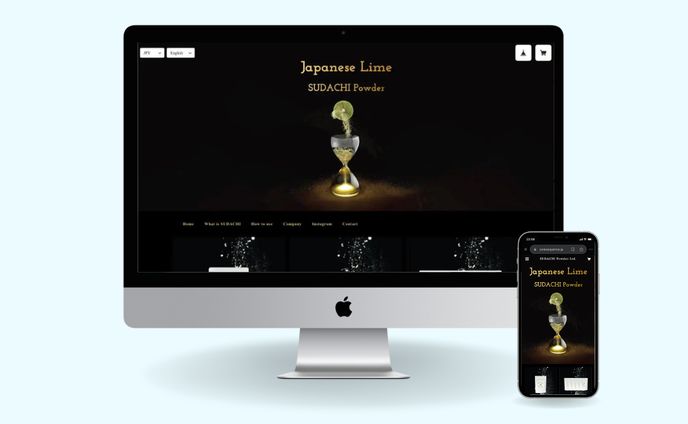 日本スダチパウダー販売株式会社様ECサイト