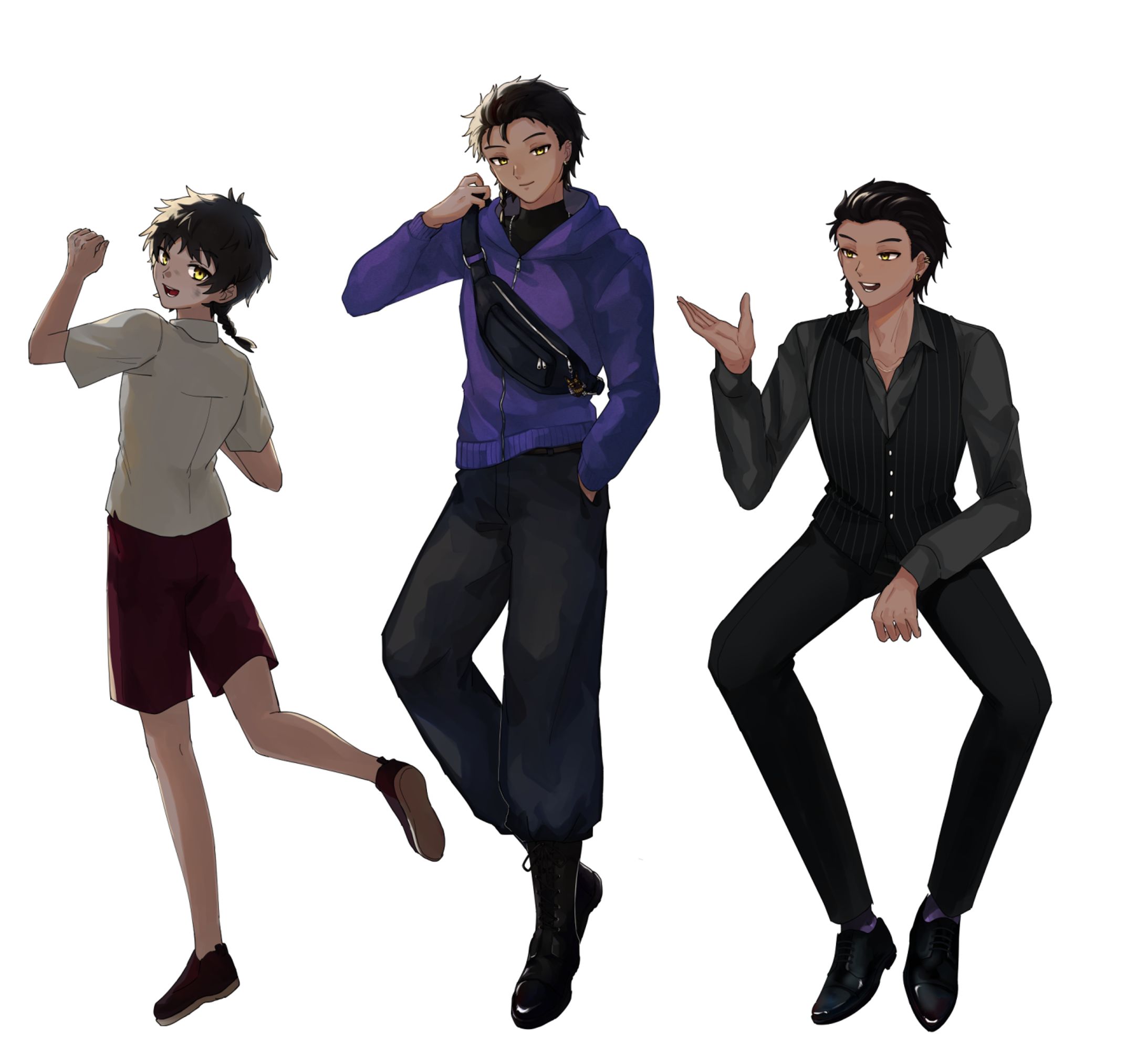 褐色男性立ち絵-1