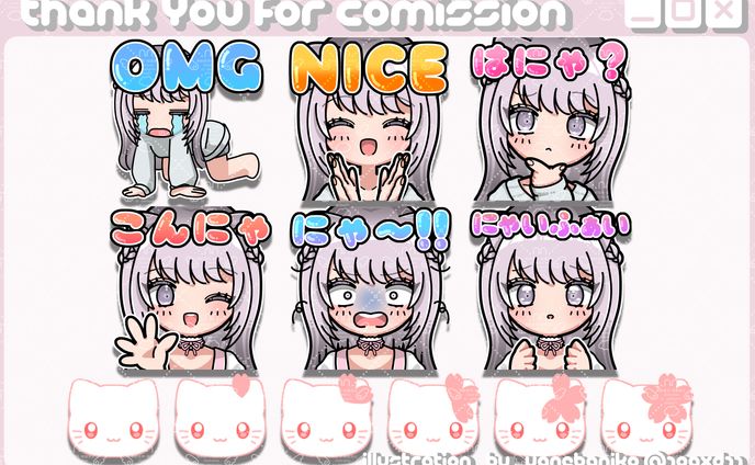 Straycat様スタンプ＆バッジ