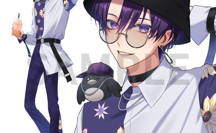 てしゅ様/3周年記念新キービジュアル立ち絵イラスト