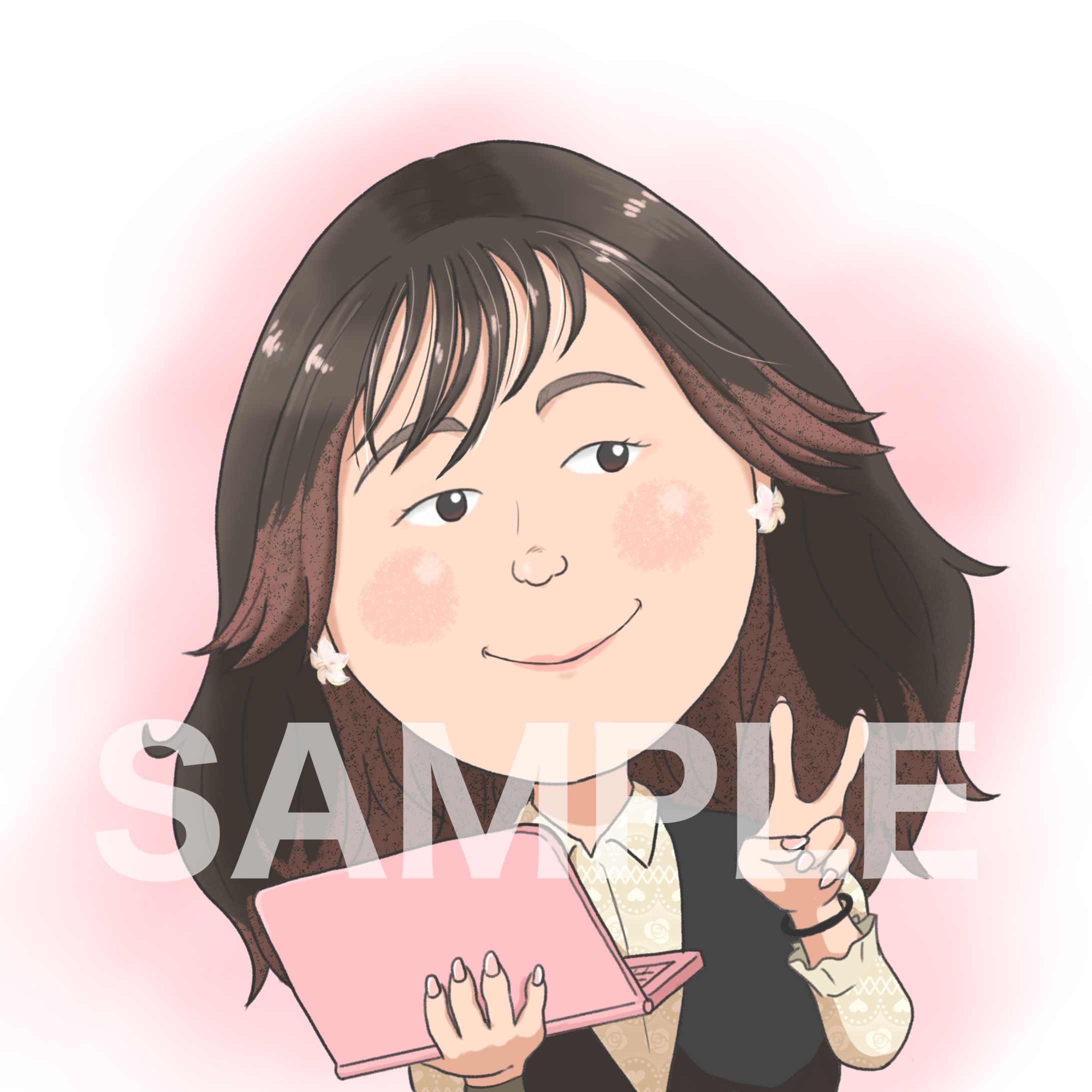 【似顔絵】ブログアイコン-1