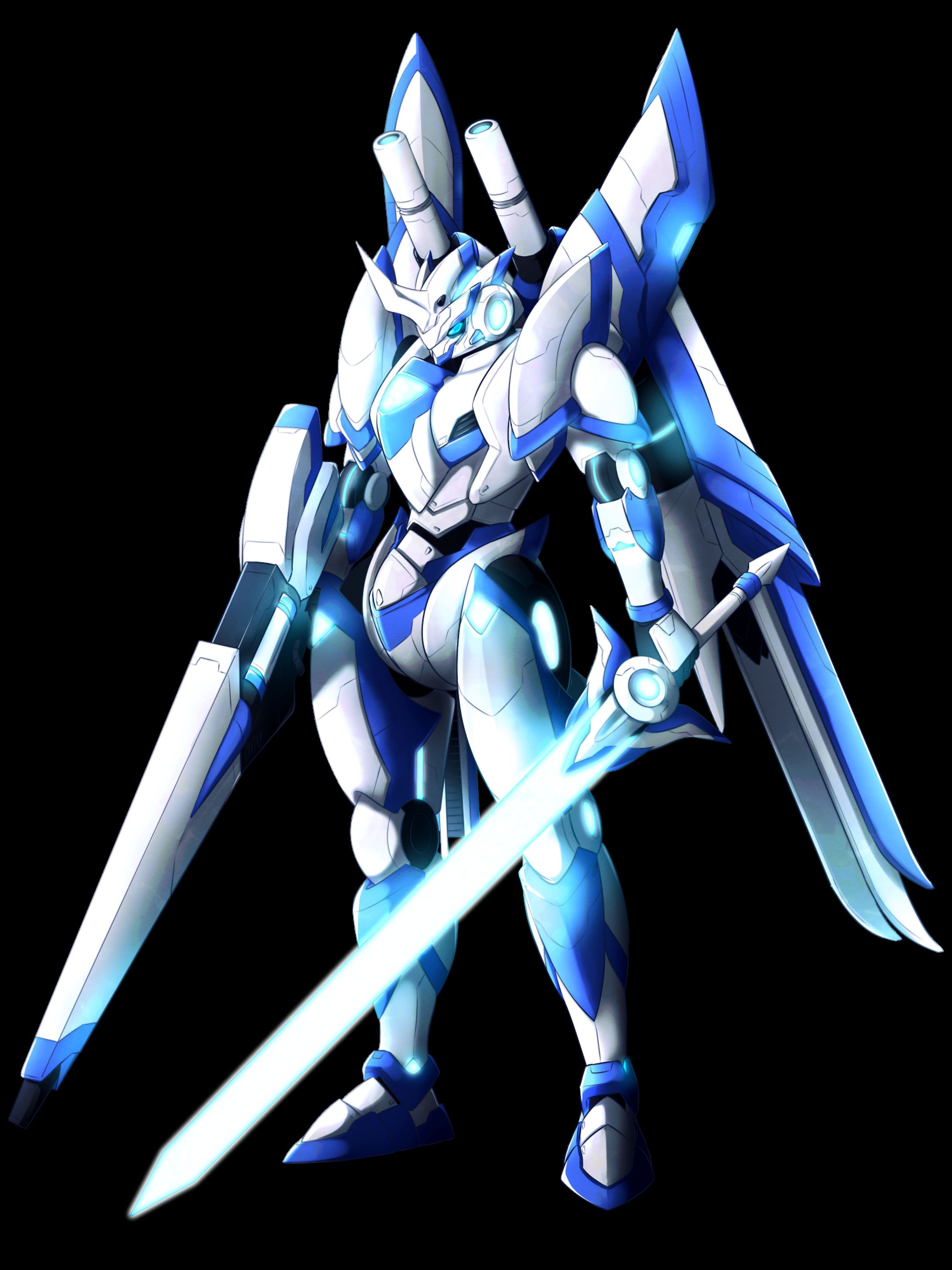 青×白 ロボットデザイン-1