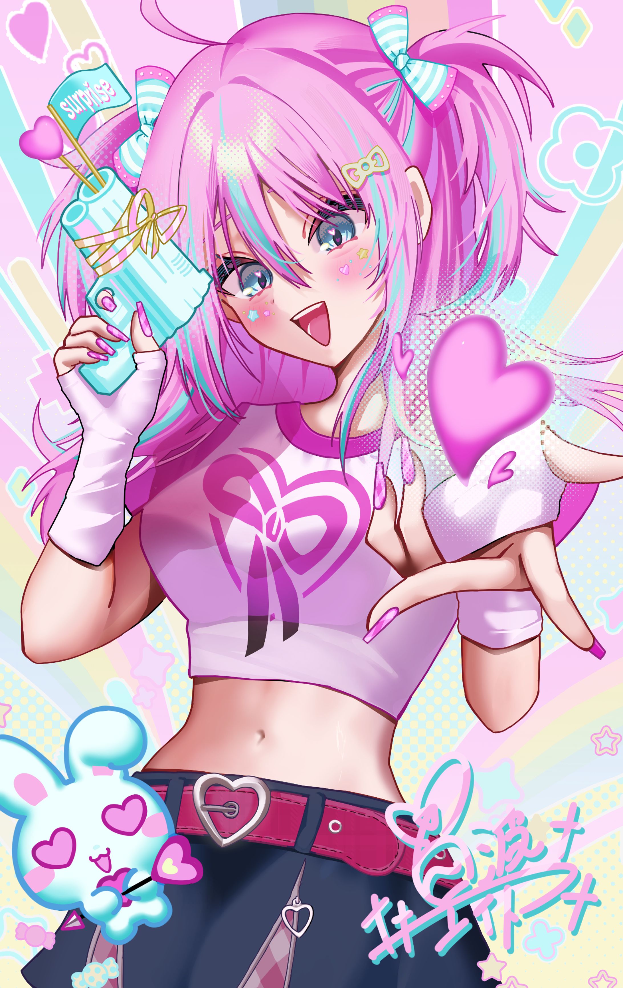 【お仕事】オリジナルイラストカード-1