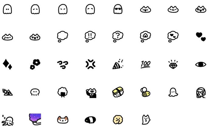 【LINE絵文字】いろんなキャラのえもじ