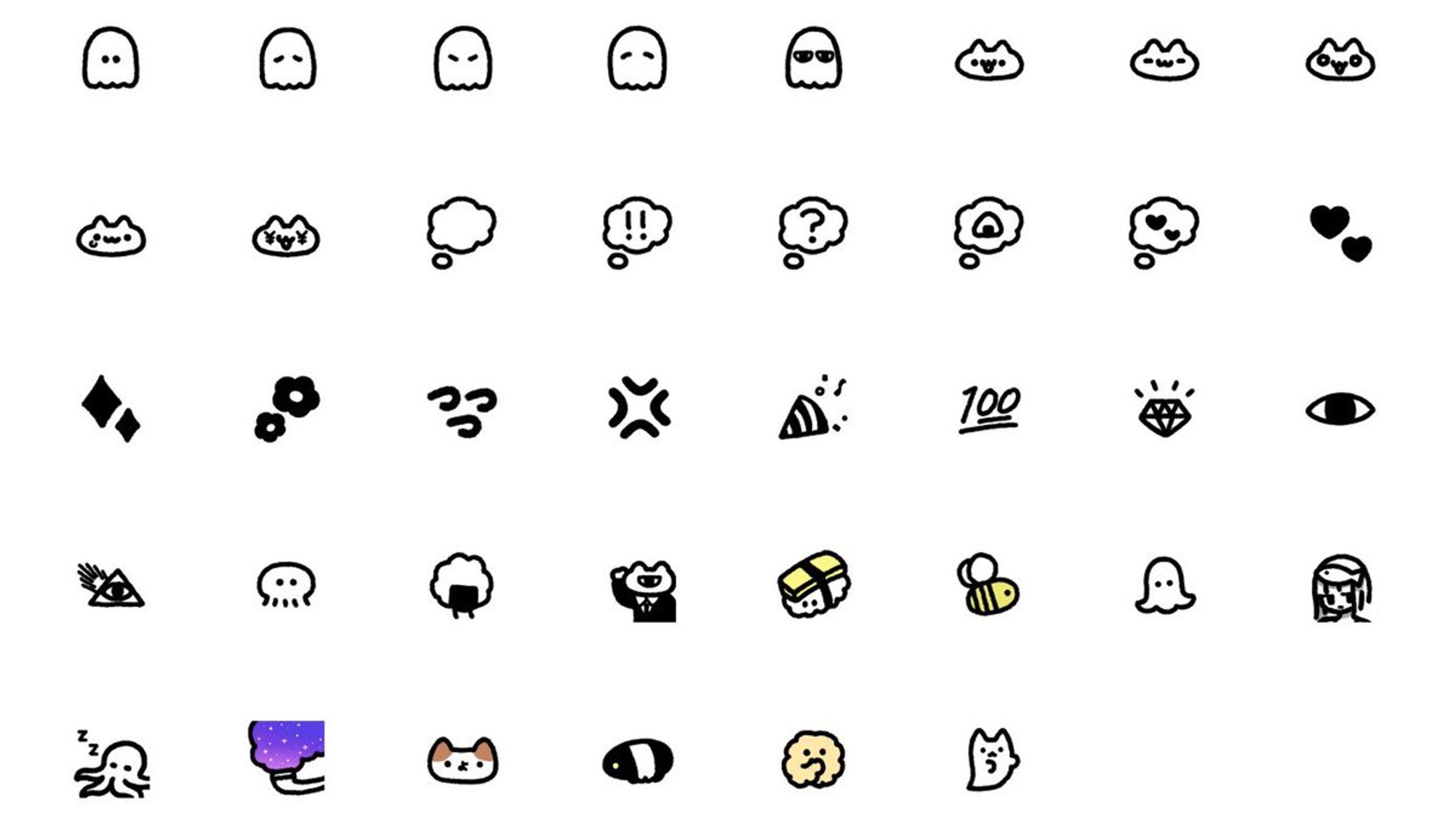 【LINE絵文字】いろんなキャラのえもじ-1