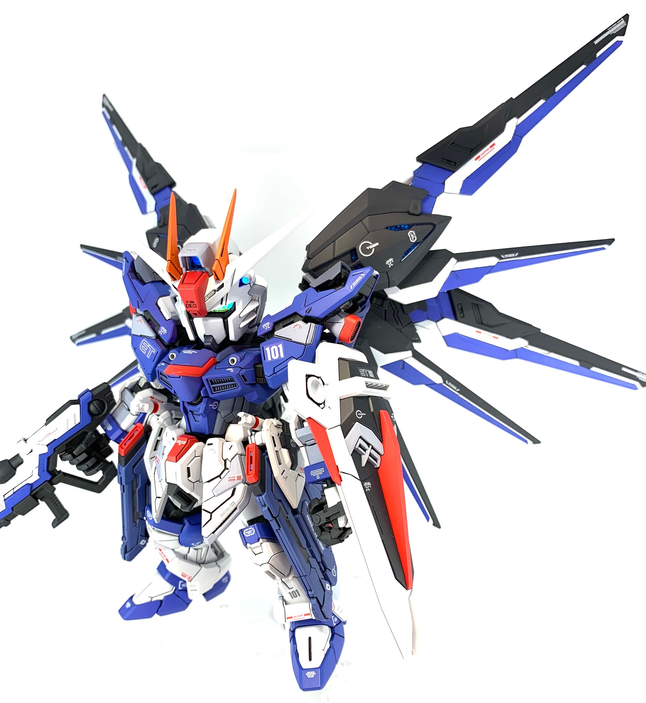 【志村様制作依頼用】MGSDフリーダムガンダム　ライジングフリーダムイメージ MGSD フリーダムガンダム ライジングフリーダム仕様
