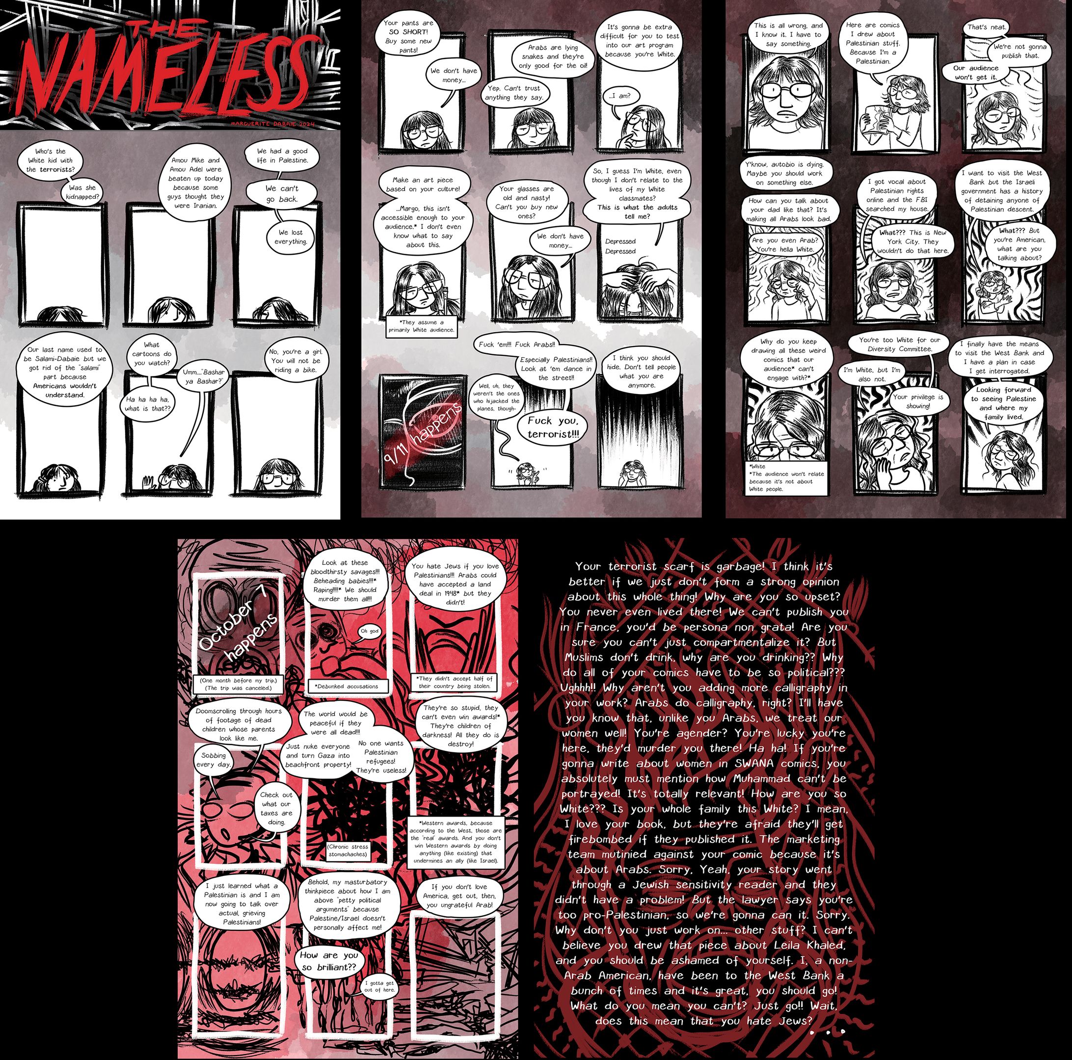Pages from "The Nameless" short comic-1