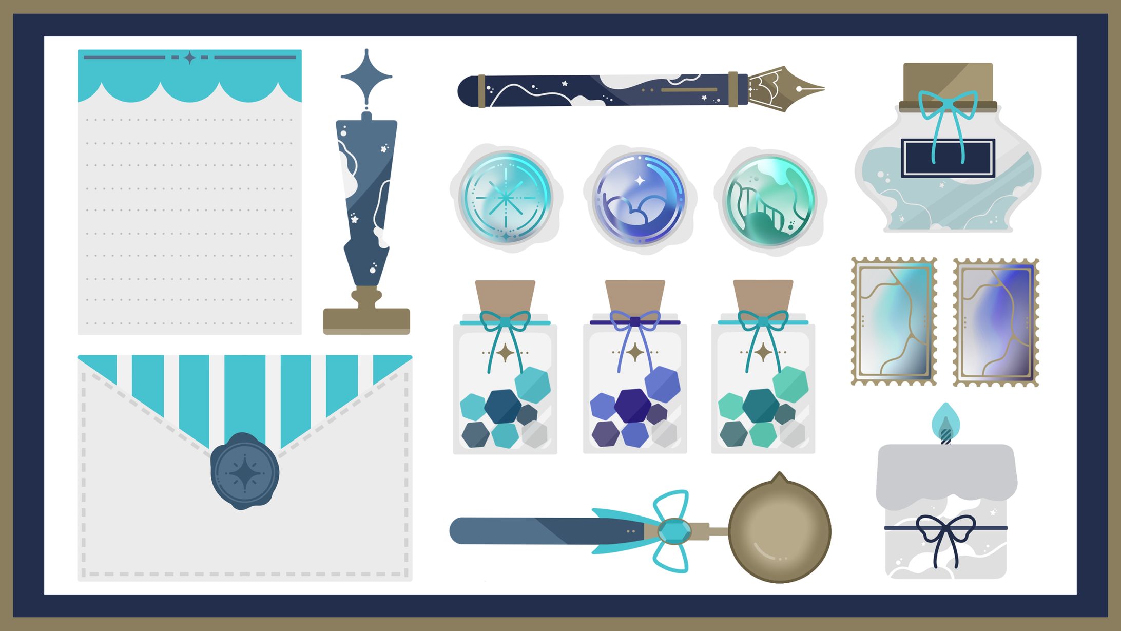 モチーフ小物イラスト③-1