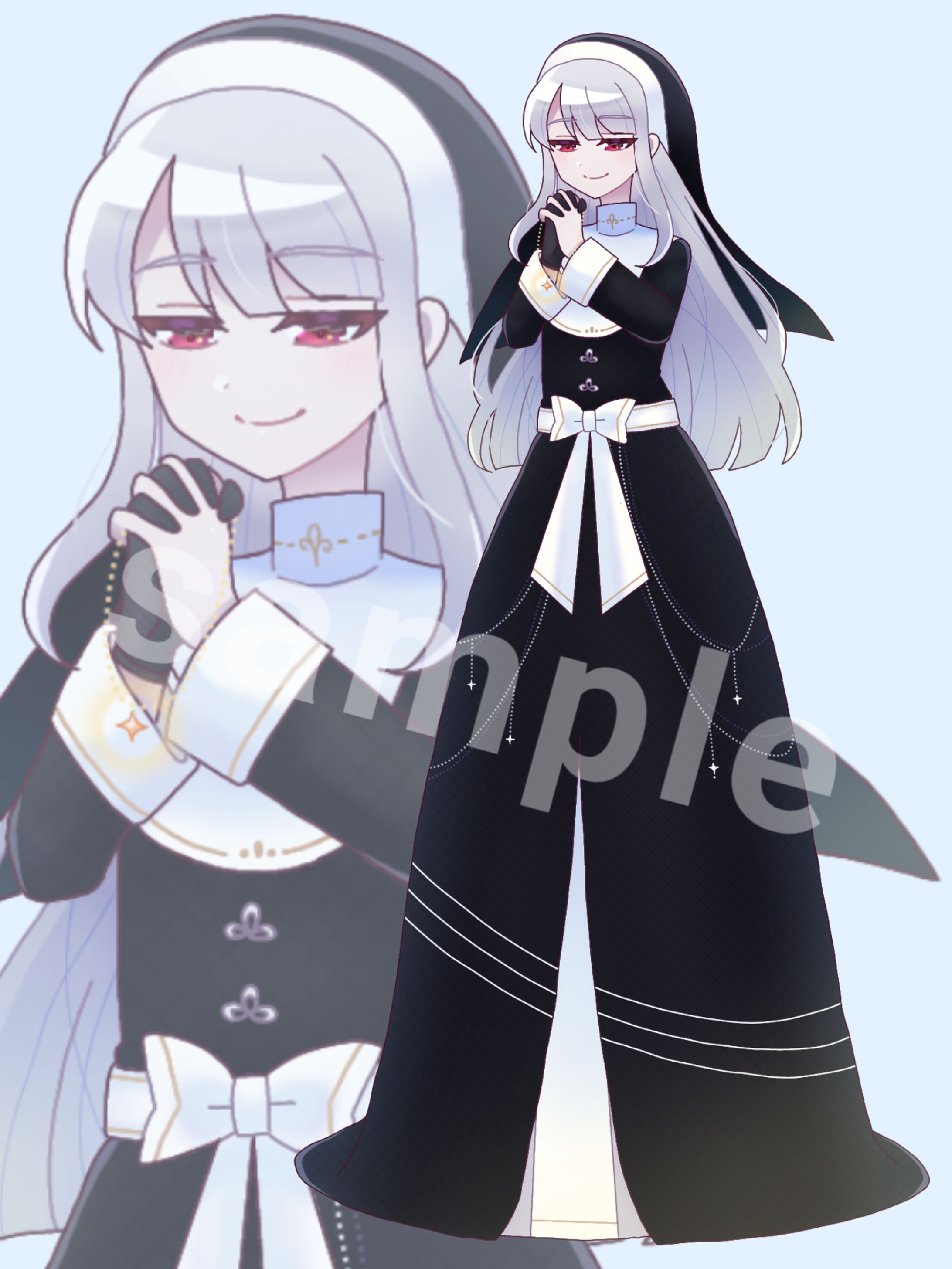 依頼絵:TRPG用の立ち絵④-1