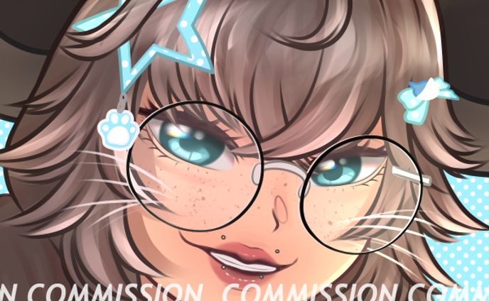Custom Icon PFP Headshot for Mausi