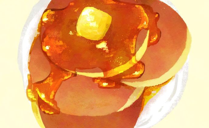 この前描いたフードイラスト！

#foodillustration #foodillust #食べ物イラスト #フードイラスト好き #フードイラストレーション #illustration #pancakeillustration #スイーツイラスト #イラスト