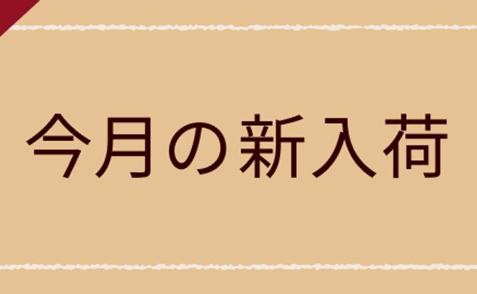 ネットショップのバナー制作「今月の新入荷」