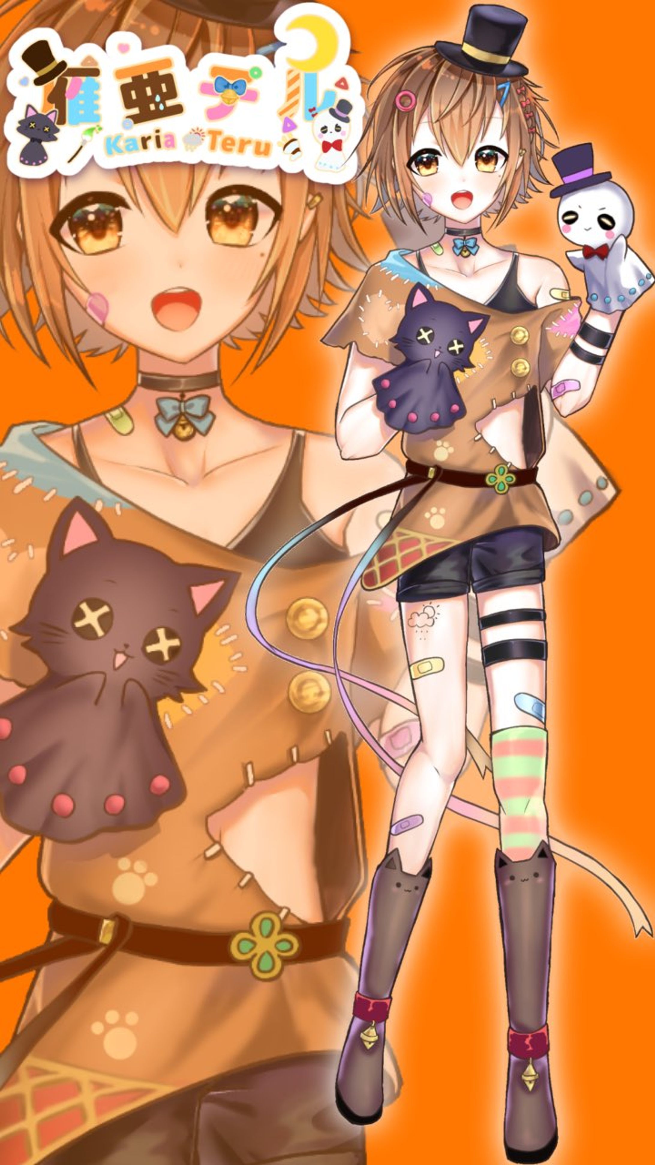 【commission】IRIAM用立ち絵＆衣装デザイン-1