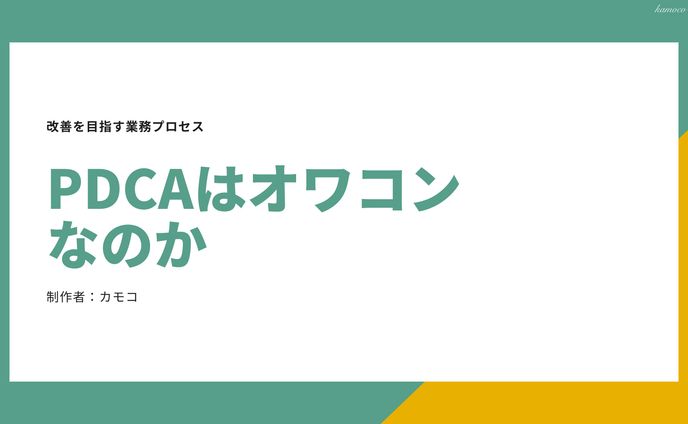 図解：PDCA