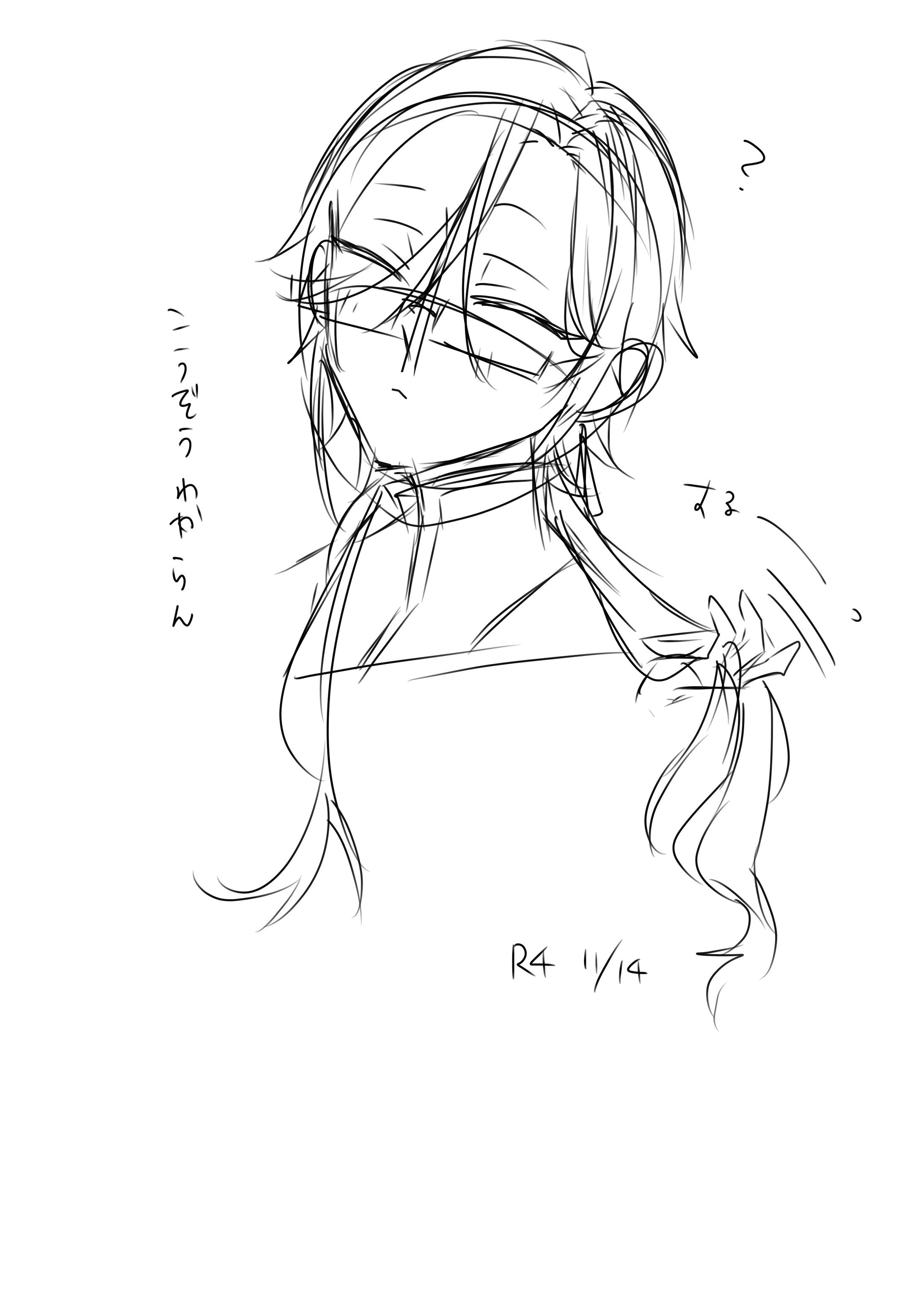 とある創作キャラ落書きまとめ-1