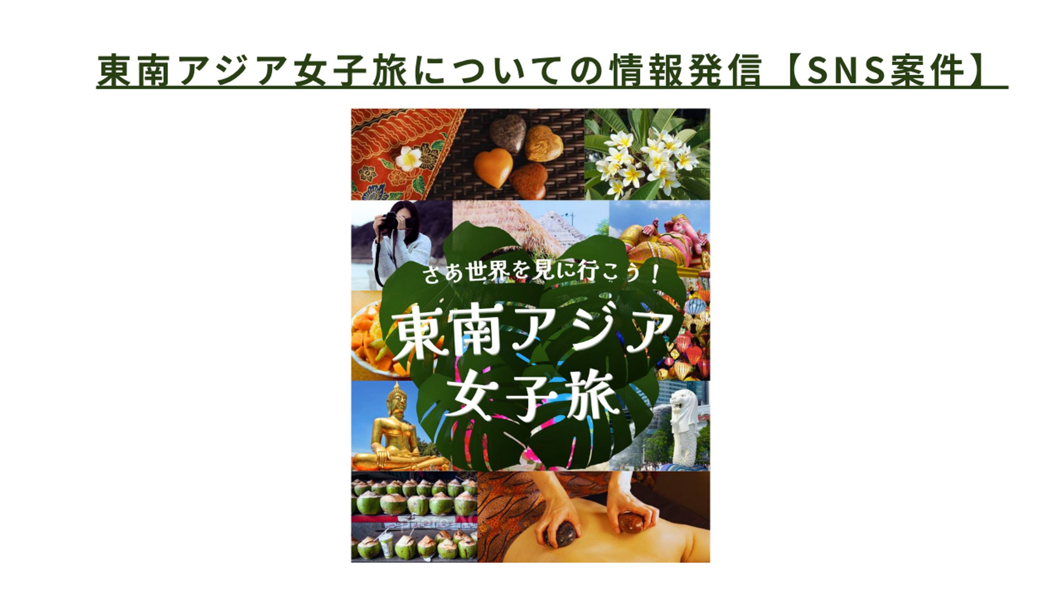 【実案件】東南アジア女子旅-1
