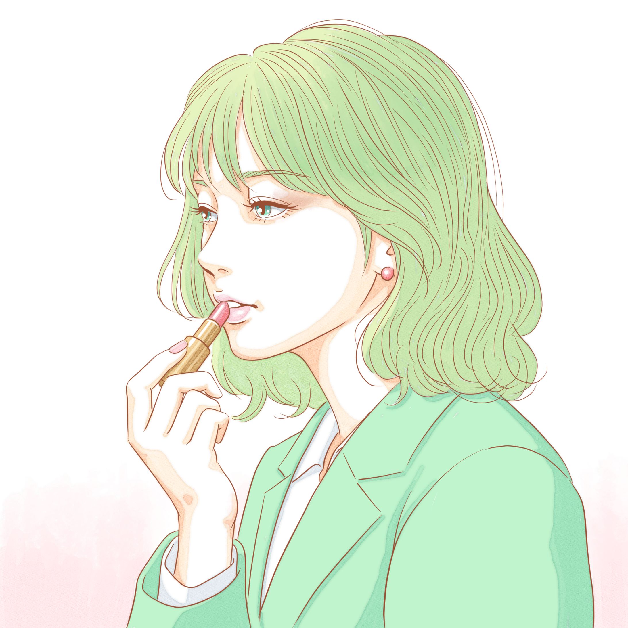 リップで仕上げる朝のルーティン-1